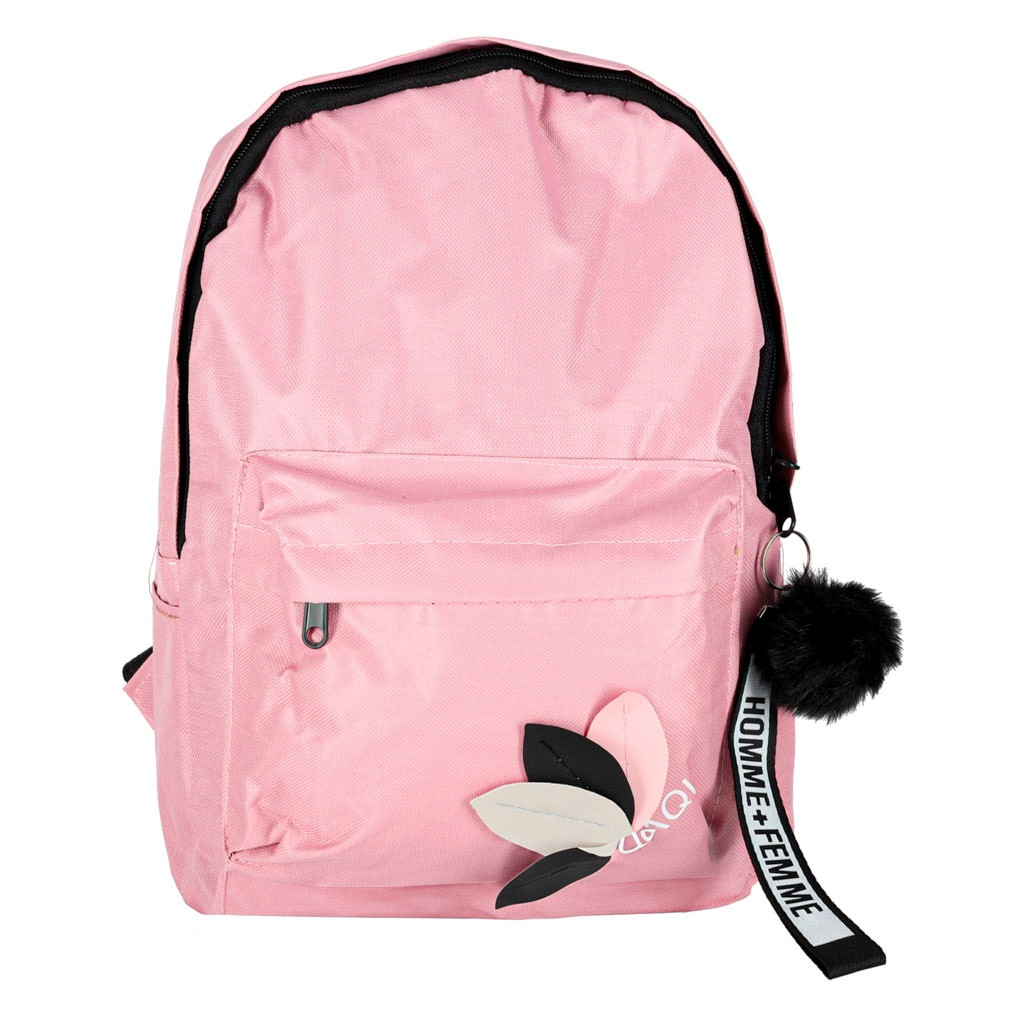 Rosa Schulrucksack, Einzelfach