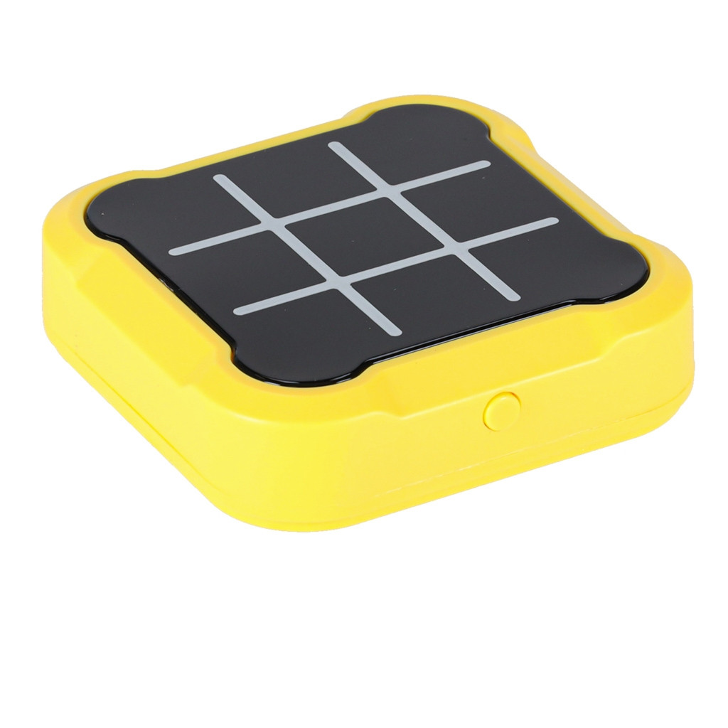 Gioco elettronico del tris – Console portatile gialla
