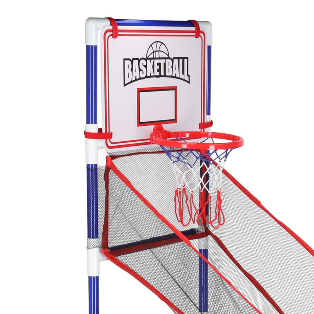 Jogo de arcade de basquete portátil com 2 bolas e bomba