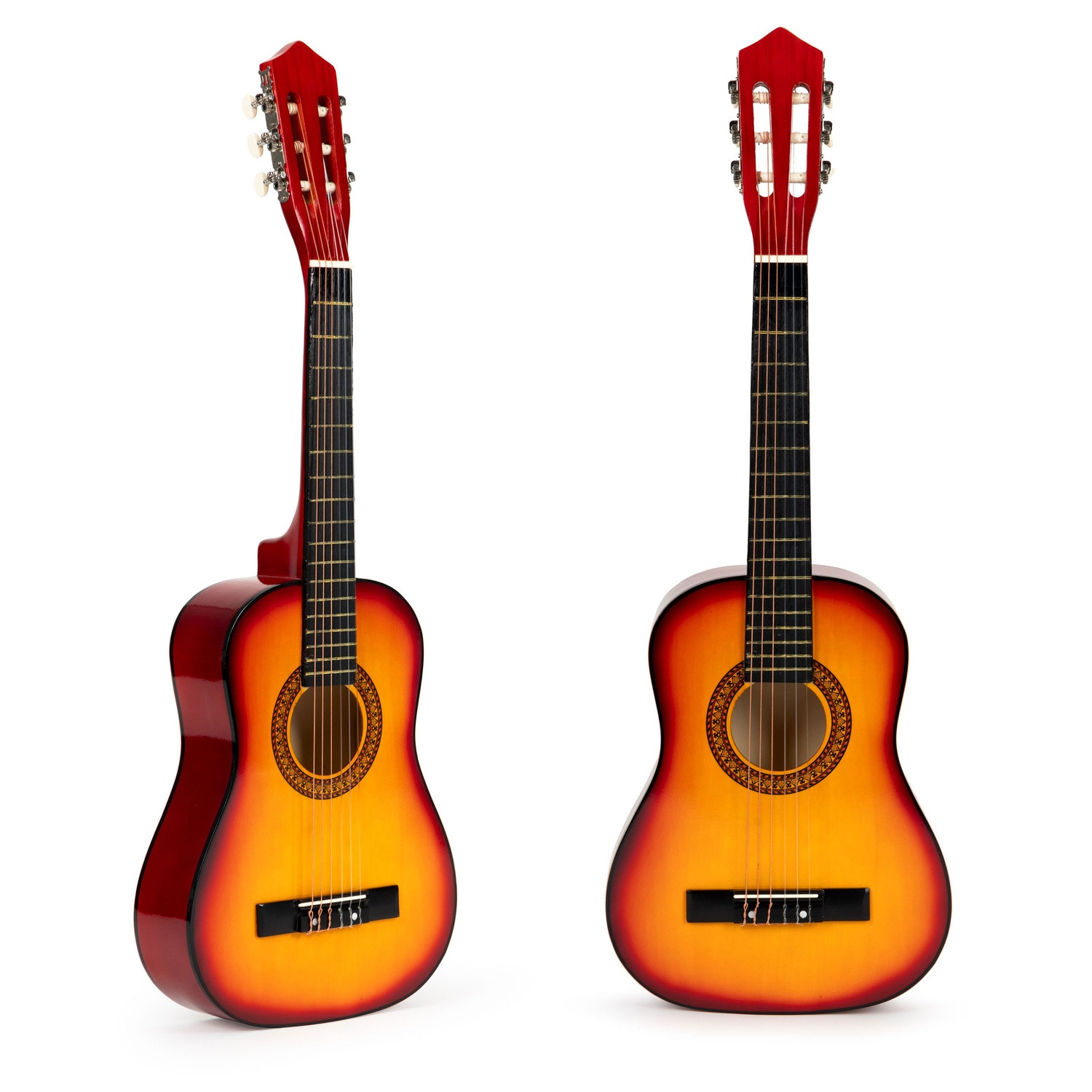 Detská klasická drevená gitara, 6 strun
