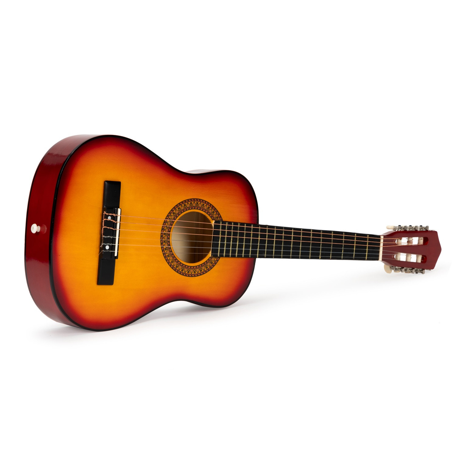 Detská klasická drevená gitara, 6 strun