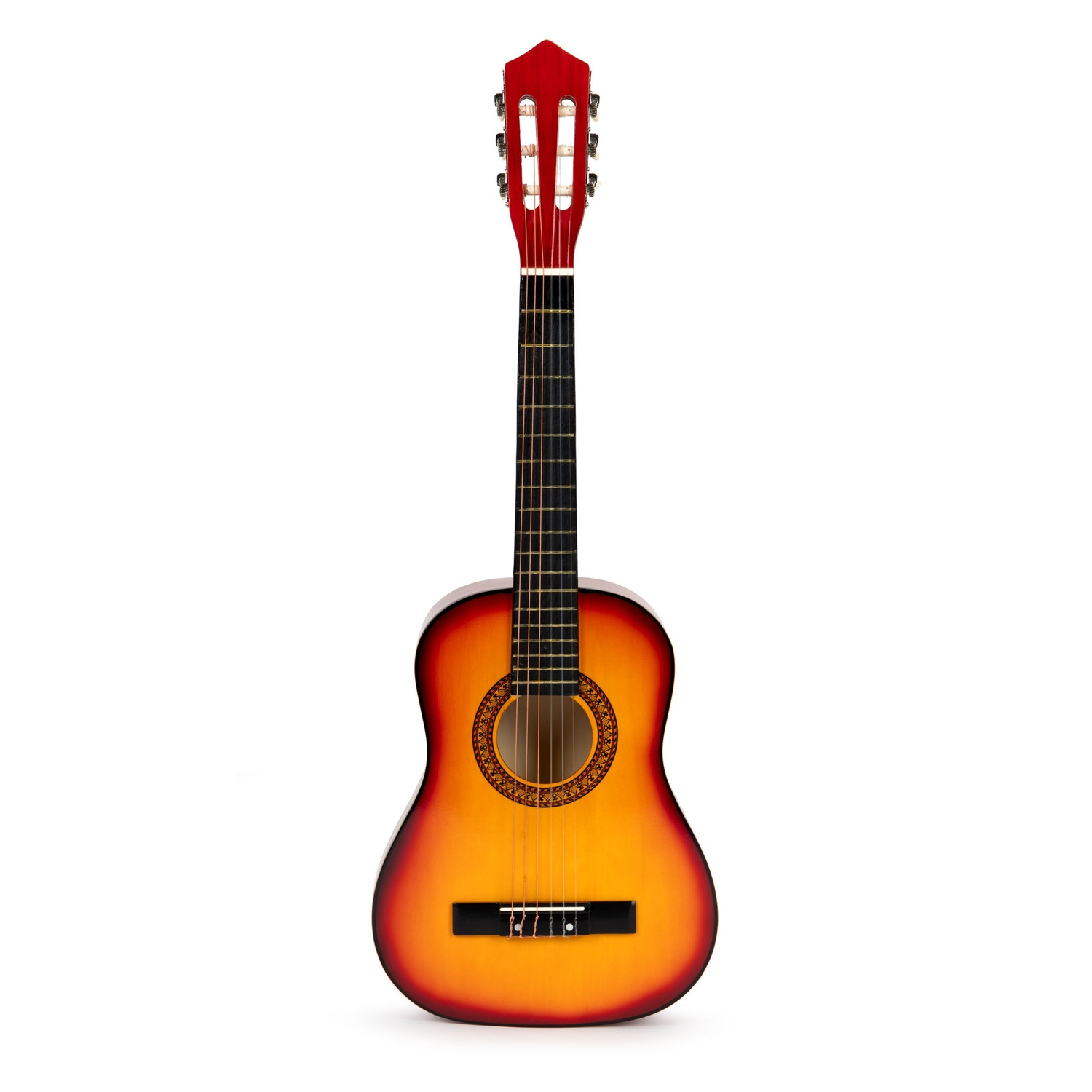 Detská klasická drevená gitara, 6 strun