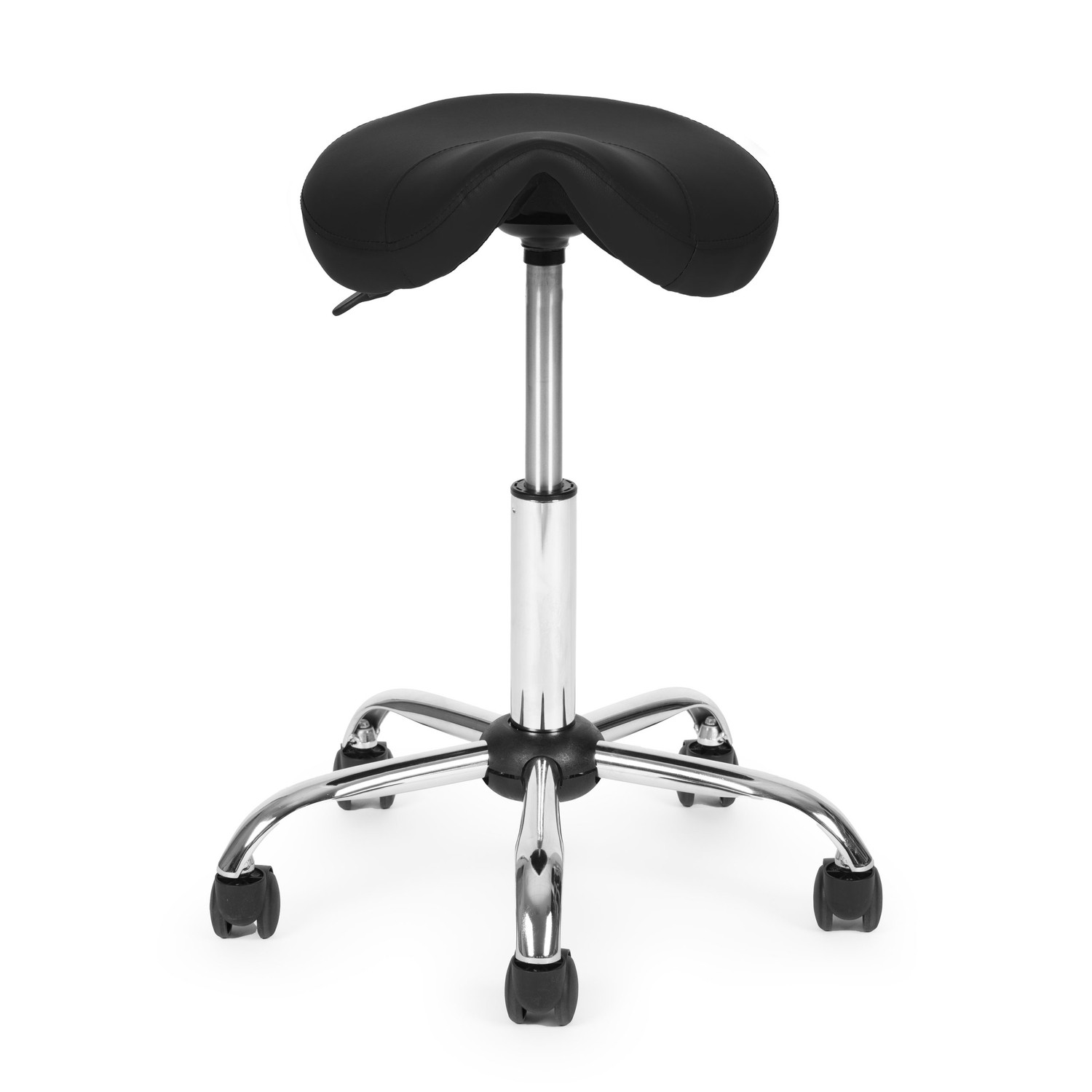 Tabouret pivotant réglable – Noir, usage médical