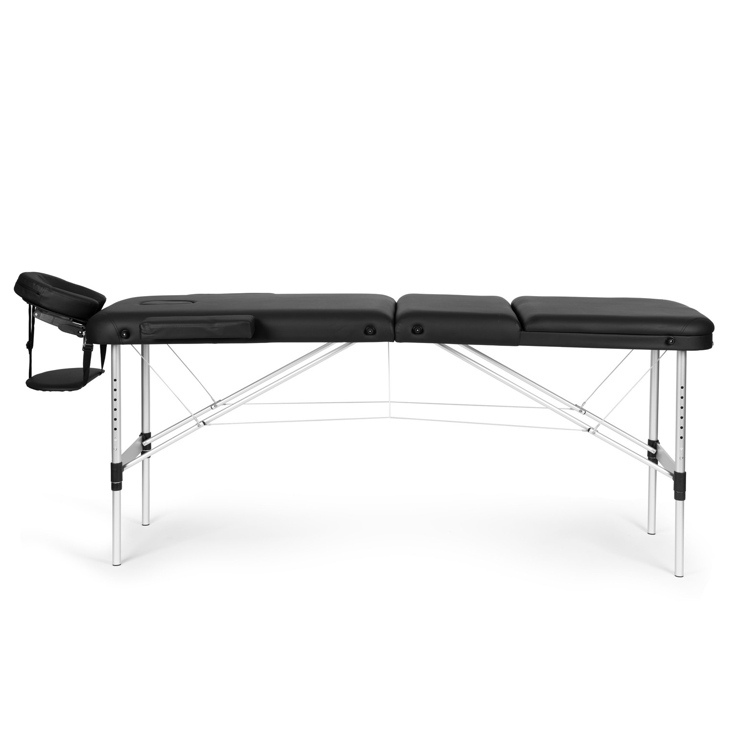 Aluminium 3-Section Foldable Massage Table with Bag