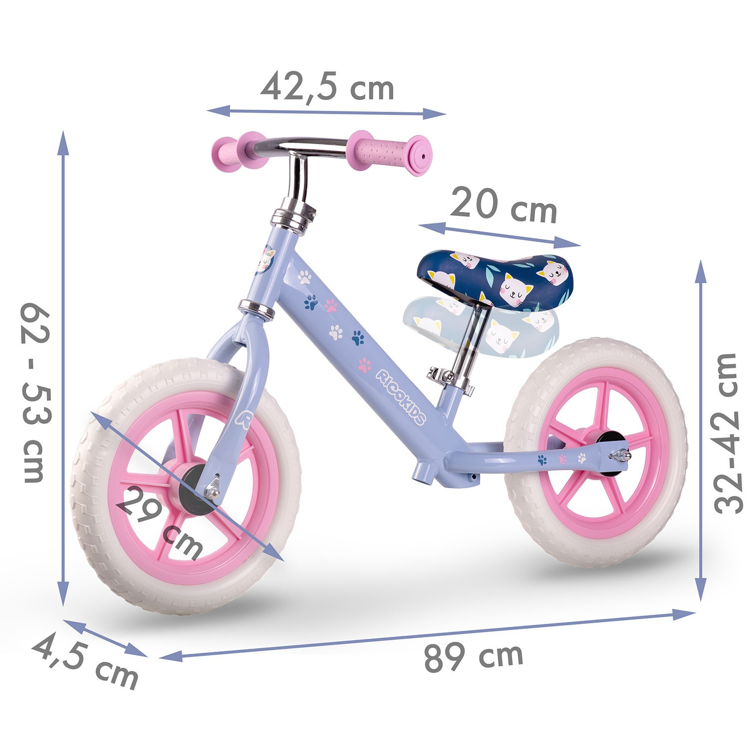 Kinderloopfiets – Verstelbaar, lichtgewicht ontwerp