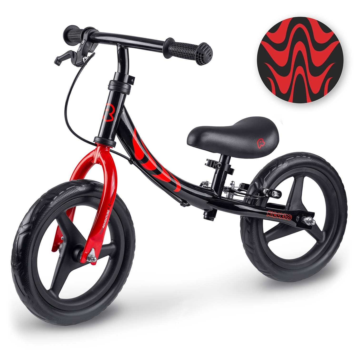 Kinderloopfiets, lichtgewicht, verstelbare zitting