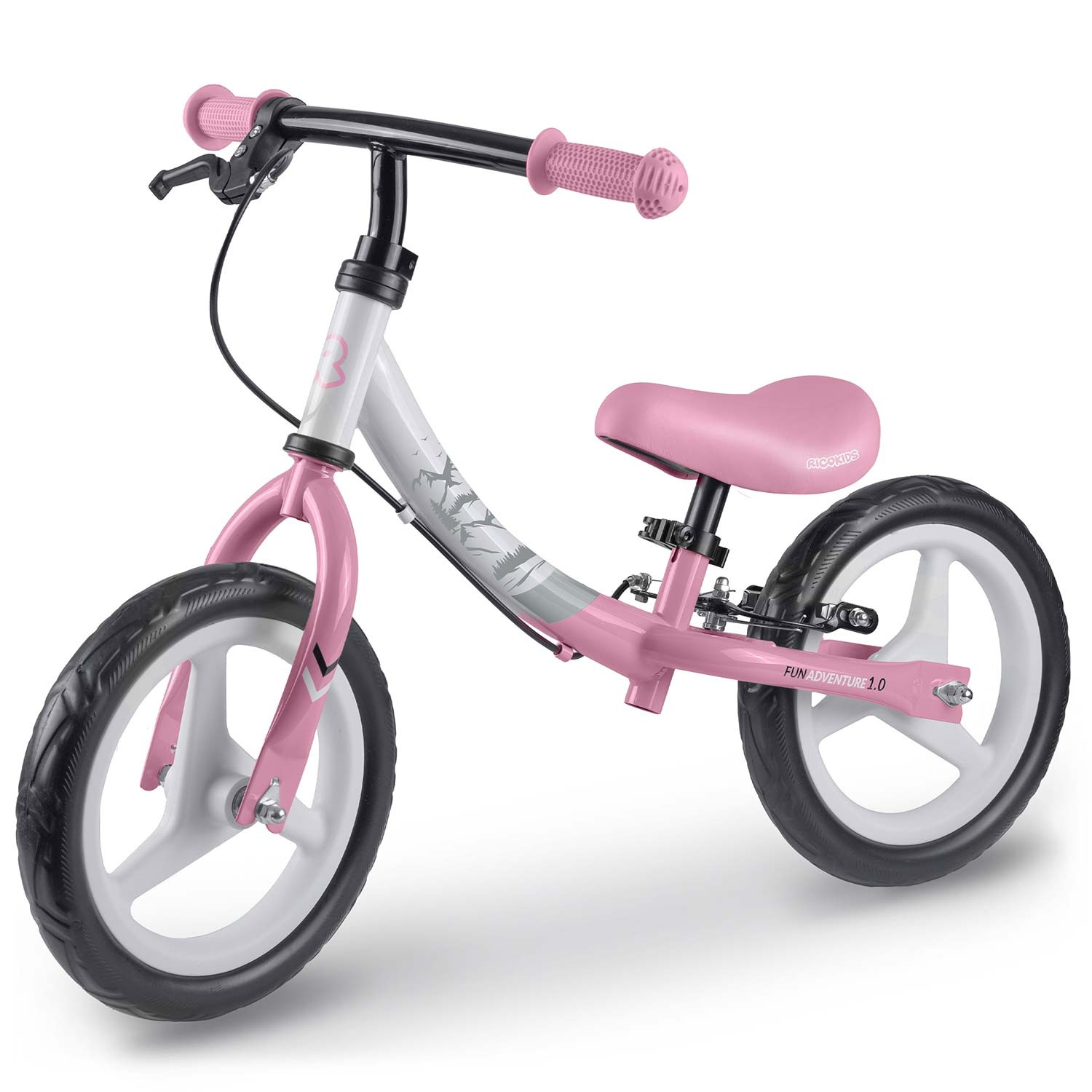 Kinderloopfiets, lichtgewicht, verstelbare zitting