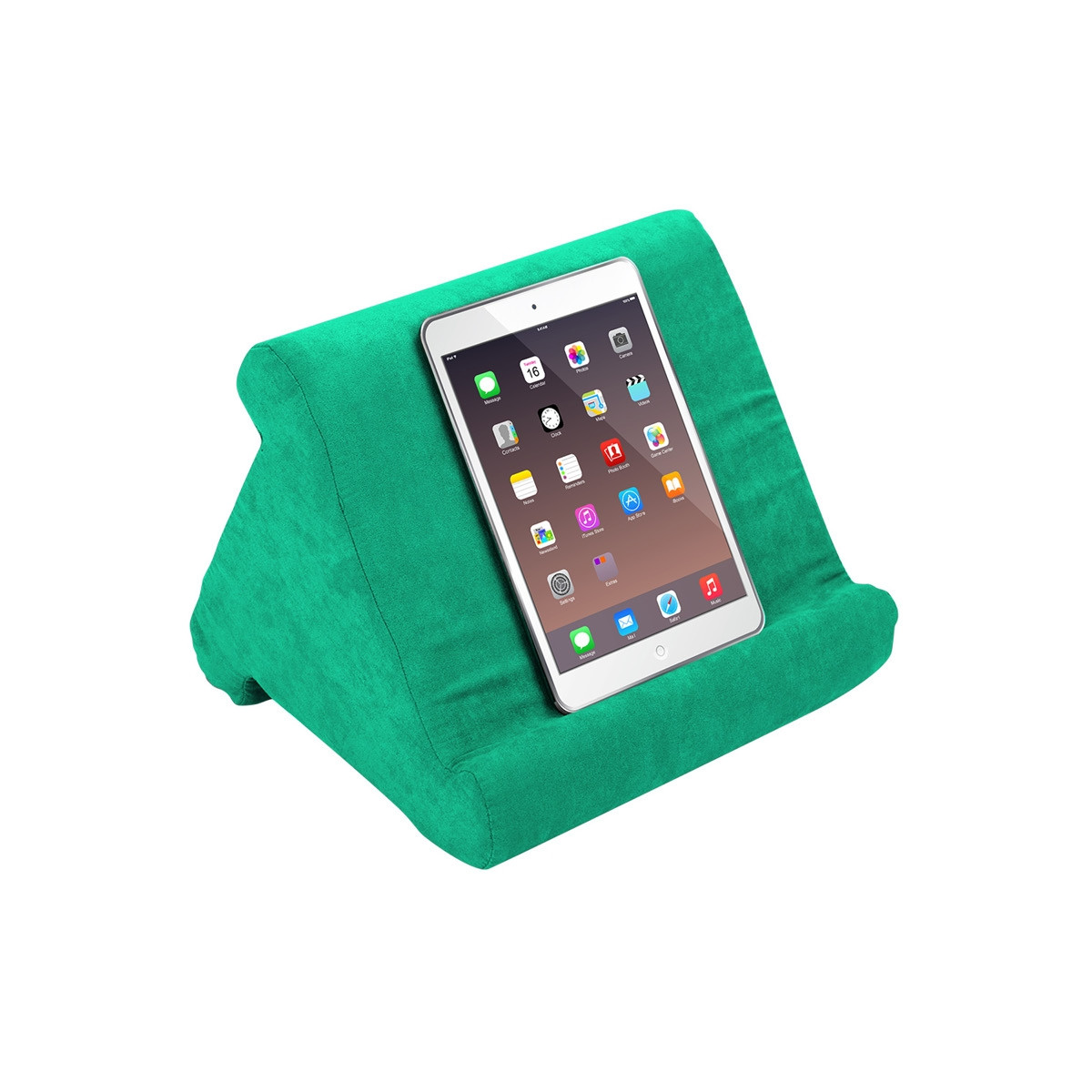 Supporto per tablet con cuscino – Verde, memory foam multi-angolo