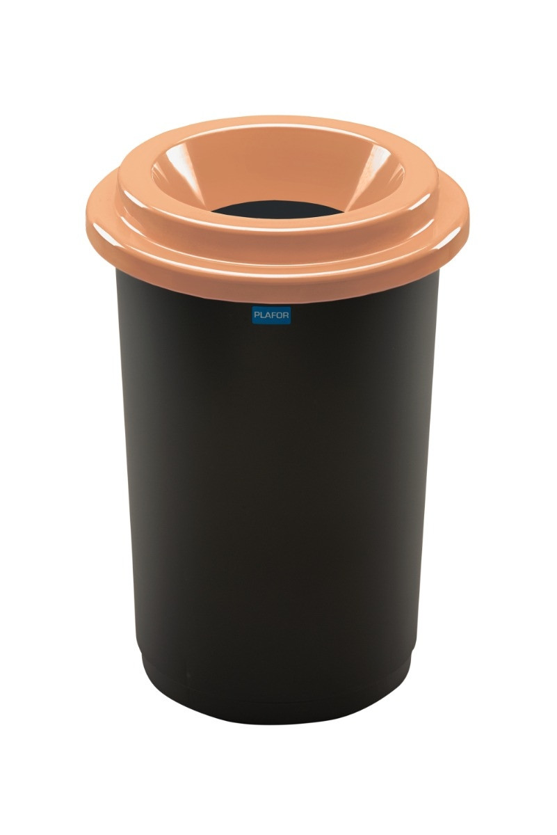 50L Brown Recycling Bin - Waste Separation