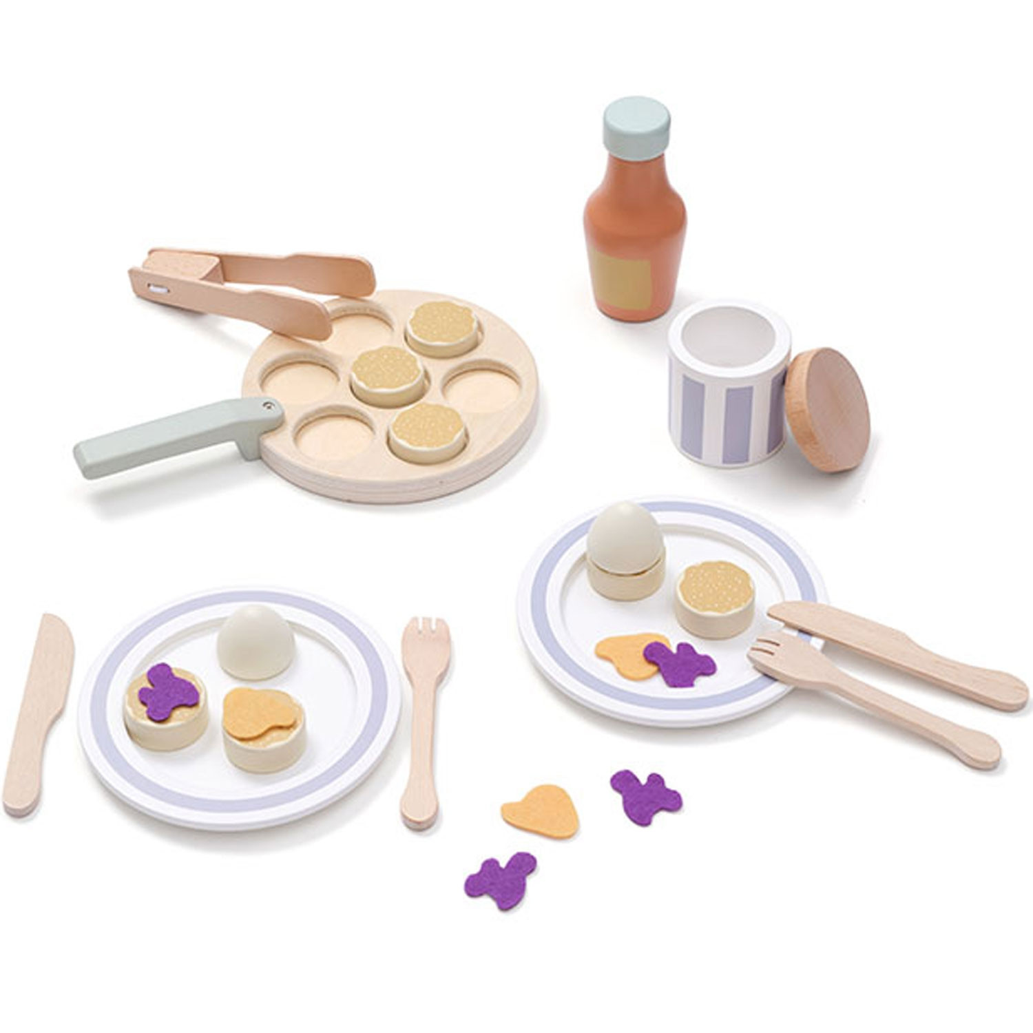 Set di stoviglie per bambini – 16 pezzi, plastica resistente