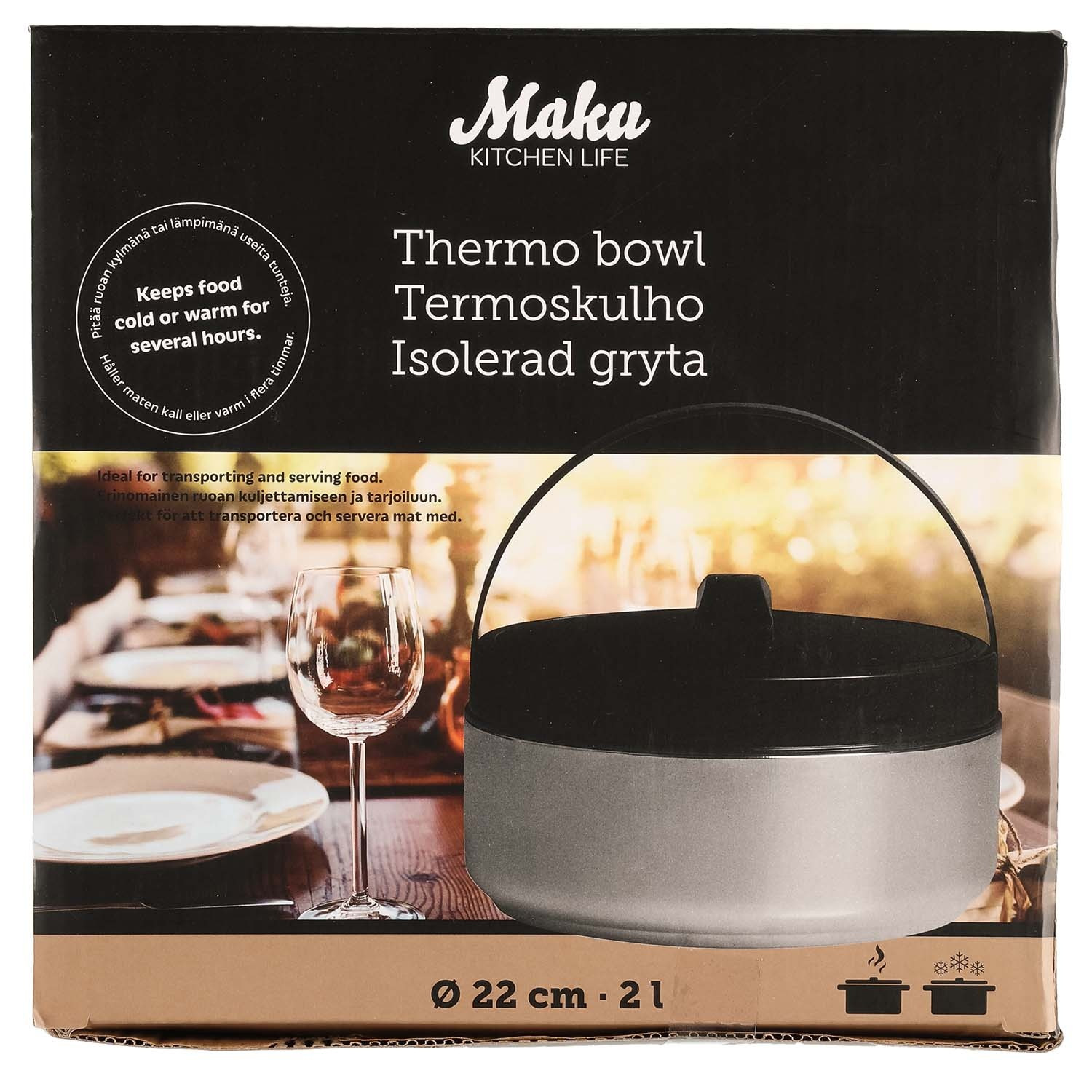 Thermos isolato, capacità 2L