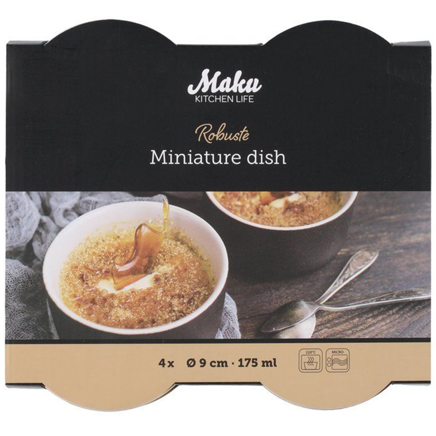 Keramische mini-vormen, 4-pack