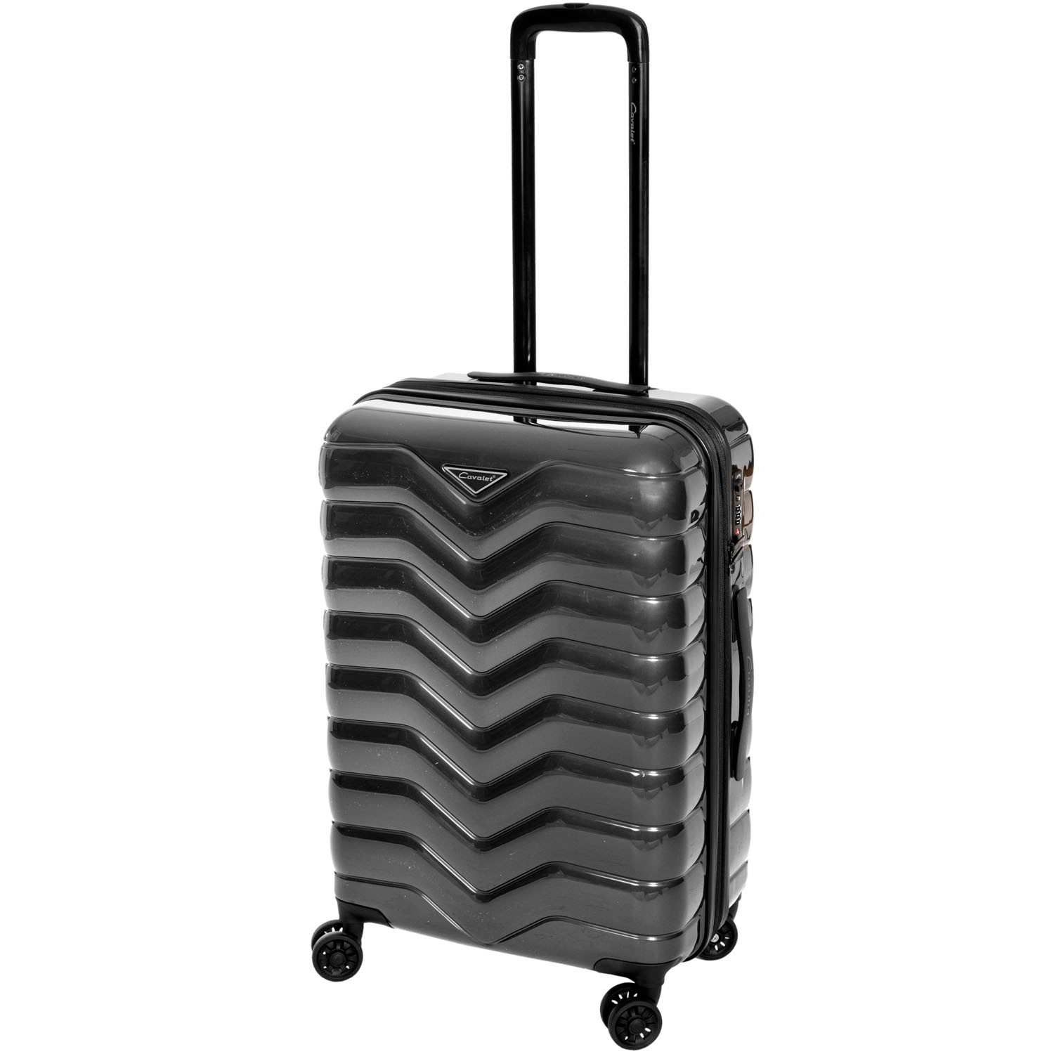 Ensemble de bagages, 3 pièces, couleur graphite