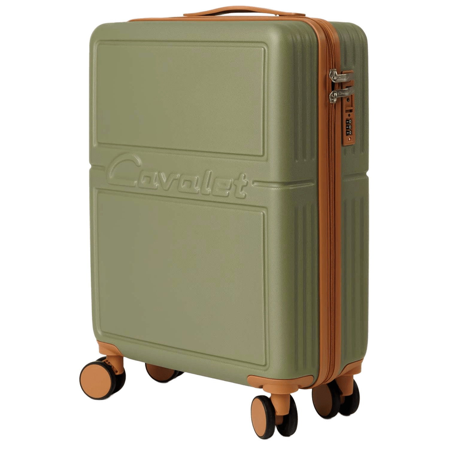 Valise cabine, vert pistache, format compact