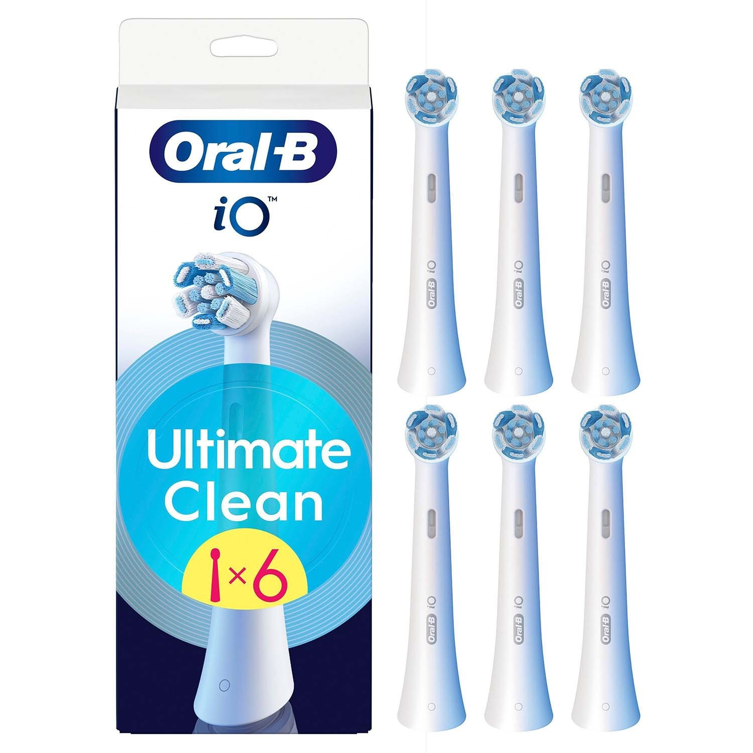 Zahnbürstenköpfe, Ultimate Clean, Weiß, 6er-Pack