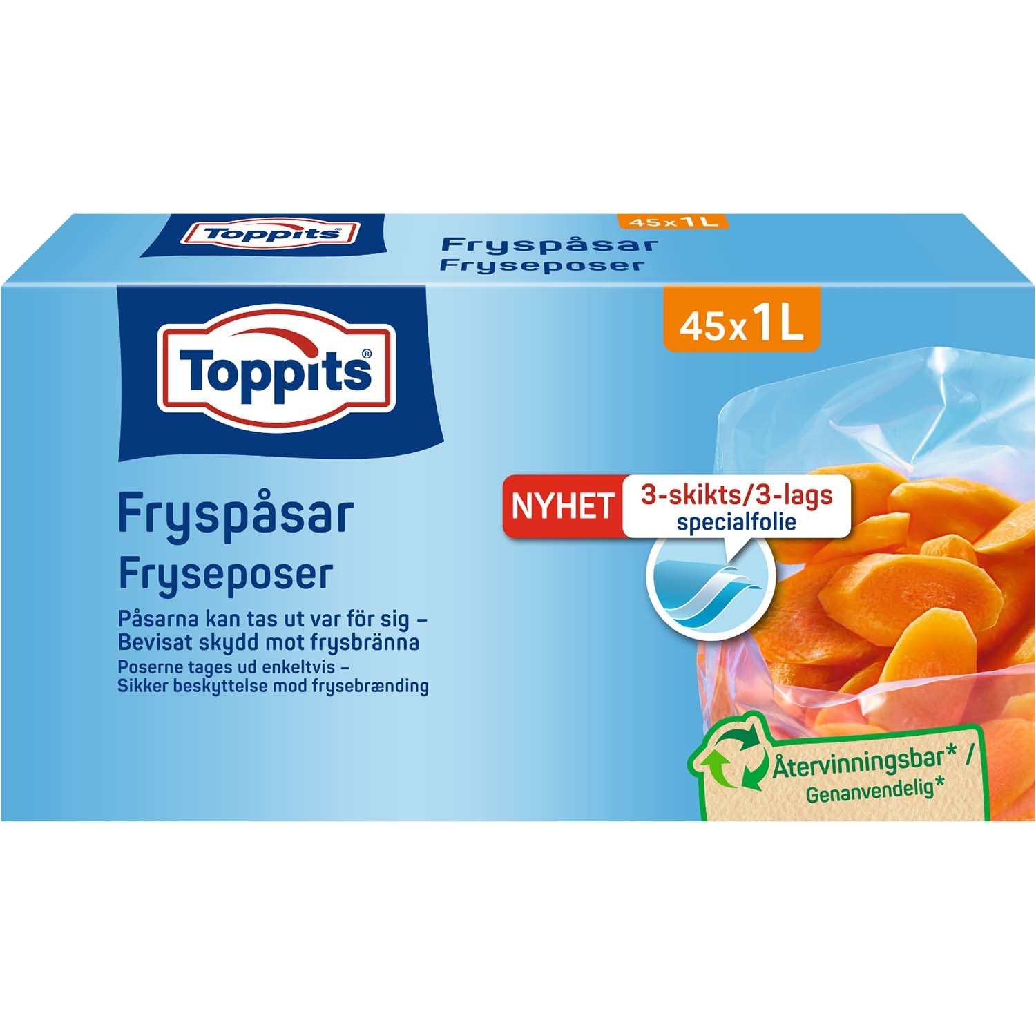 Müllbeutel 1L, 45er-Pack