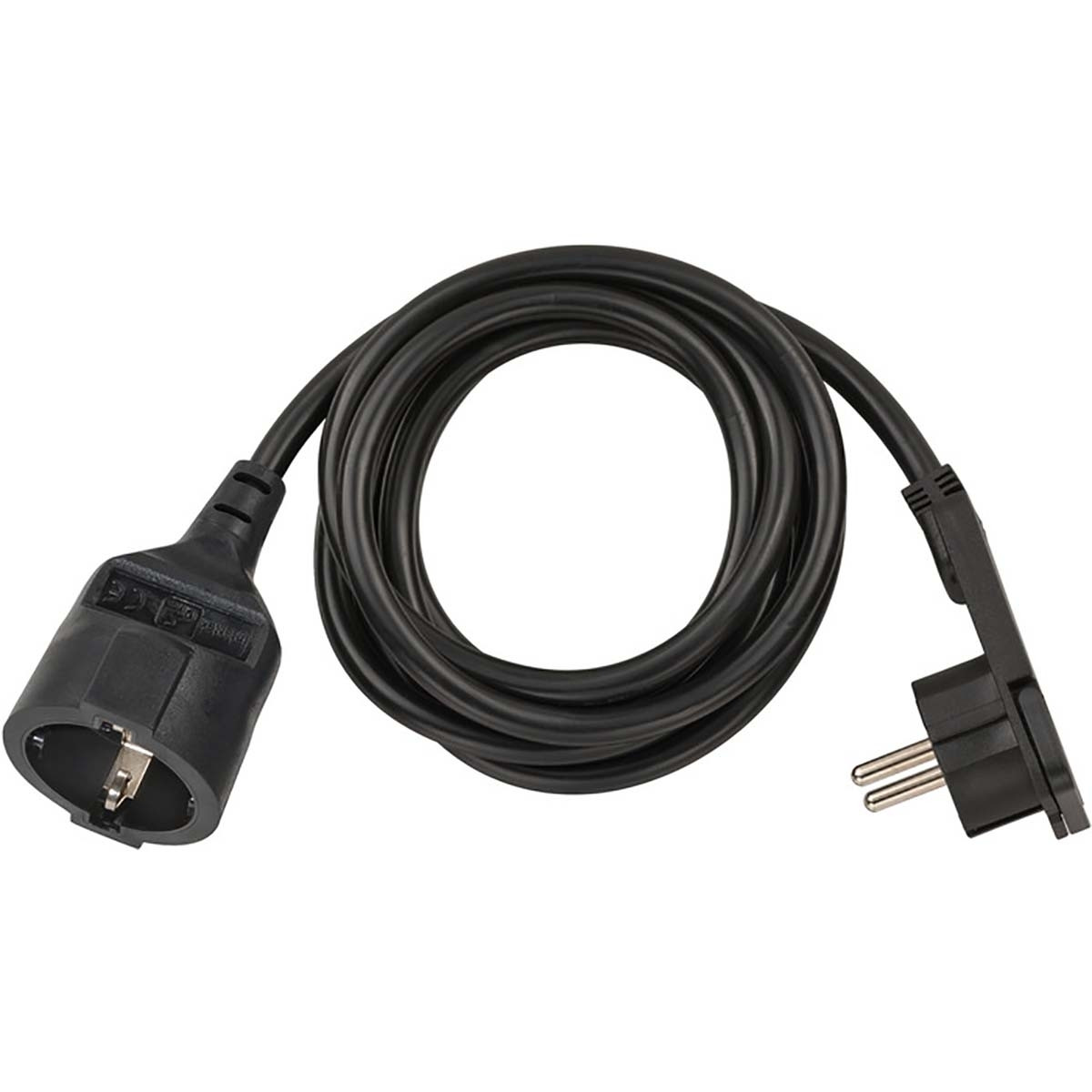 Plastic extension cable with flat plug (extension cable flat for in...