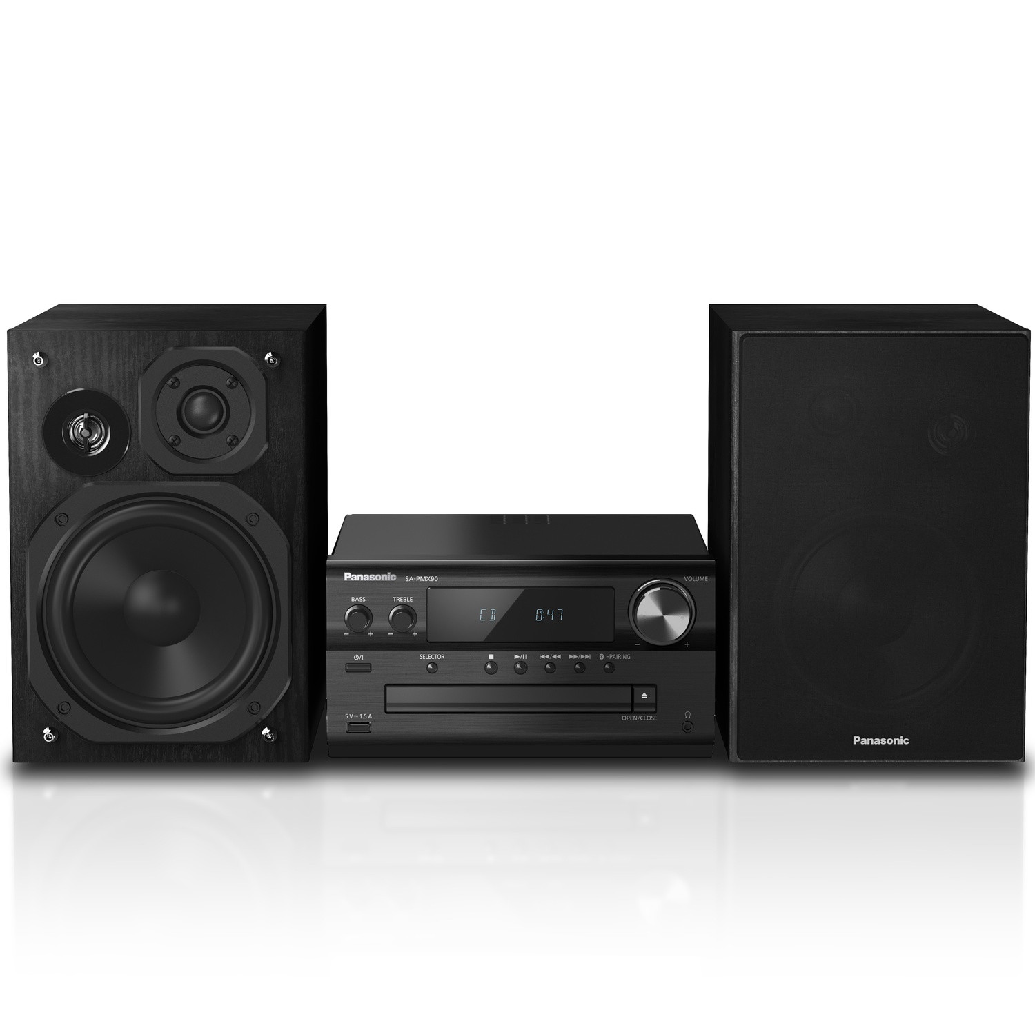 Hi-Res-Audio-Stereosystem mit CD, Bluetooth, USB/DAC