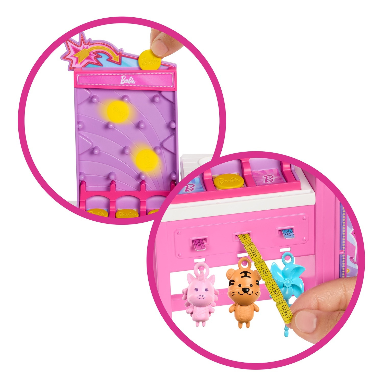 Conjunto de brinquedo Barbie Algodão Doce com Boneca e Acessórios