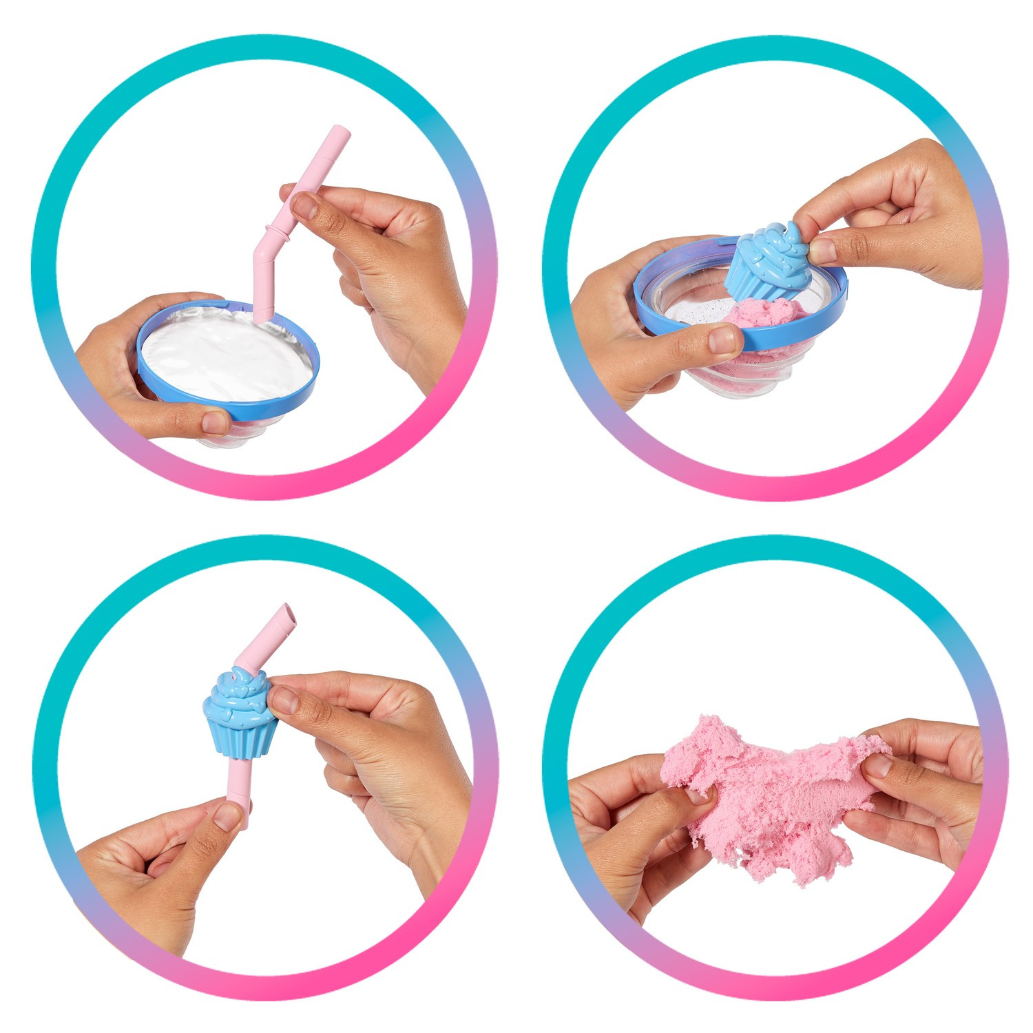 Boneca perfumada com maquiagem que muda de cor e surpresas.