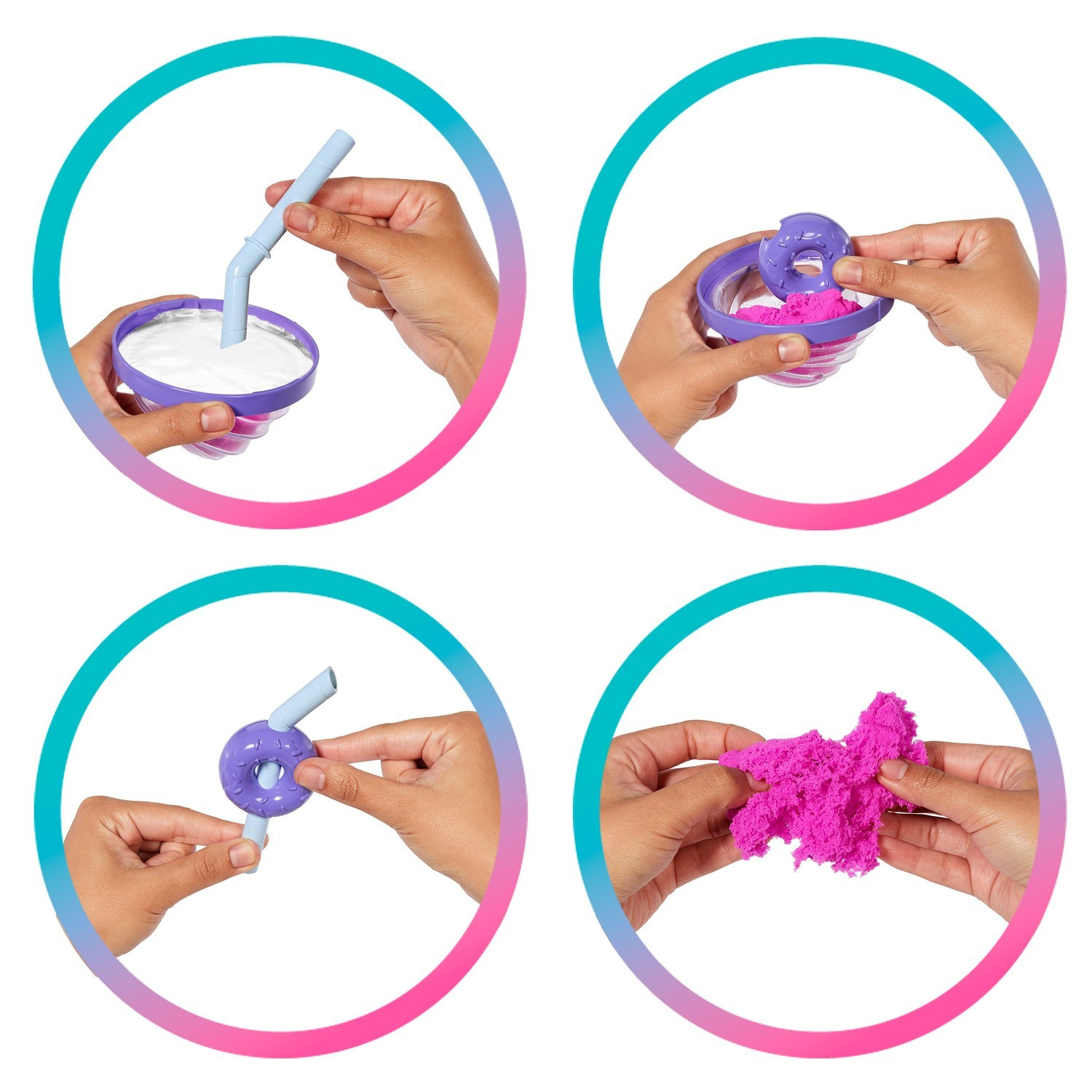 Boneca perfumada com maquiagem que muda de cor e surpresas.