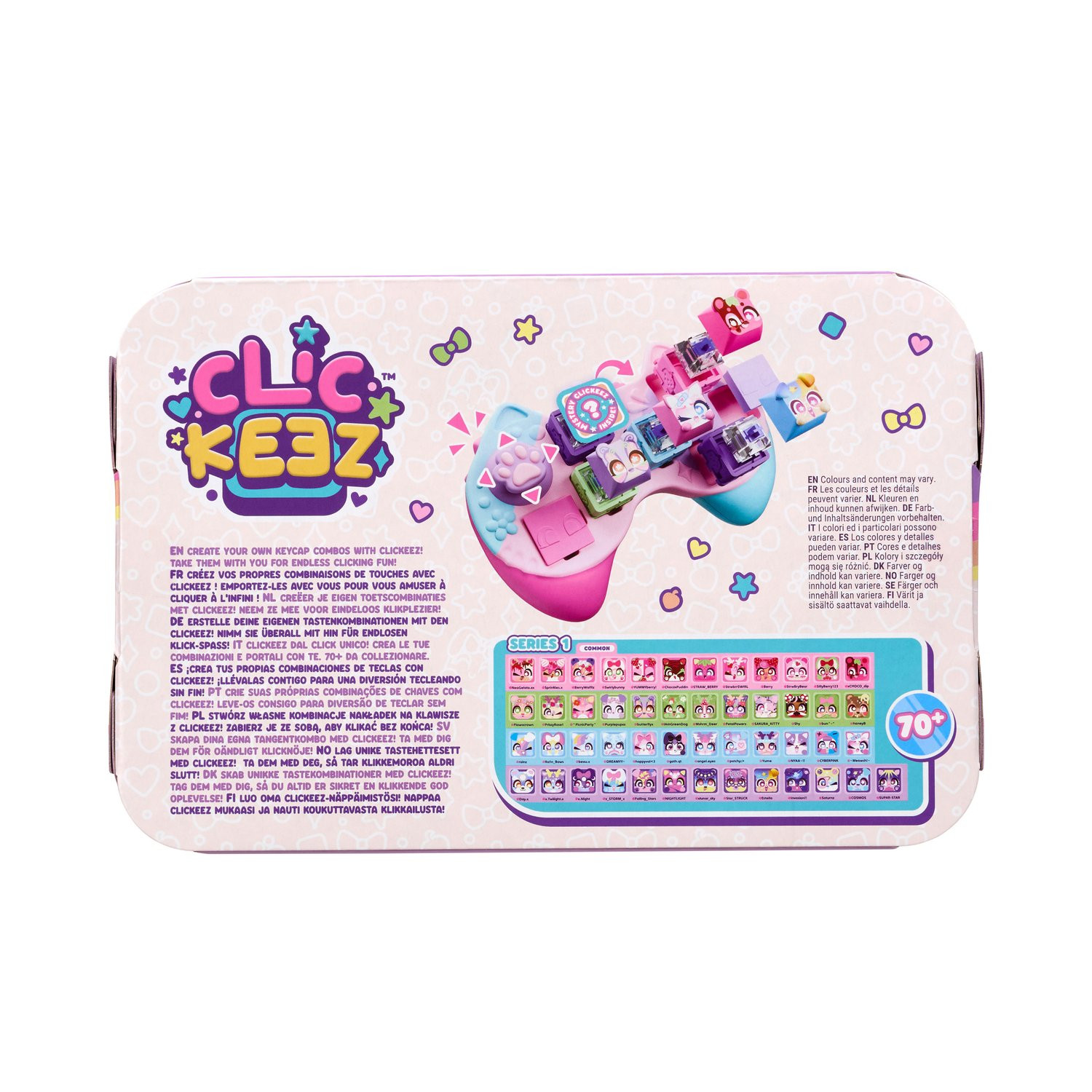 Fidget Controller met klikbare knoppen en sleutelhanger