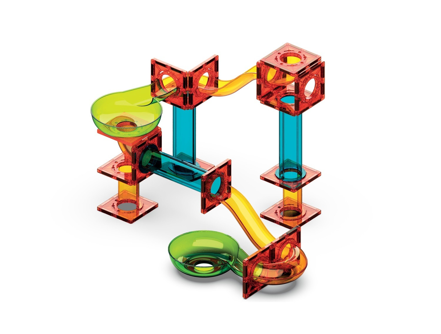 Magnetische Murmelbahn-Sets, 45 Teile