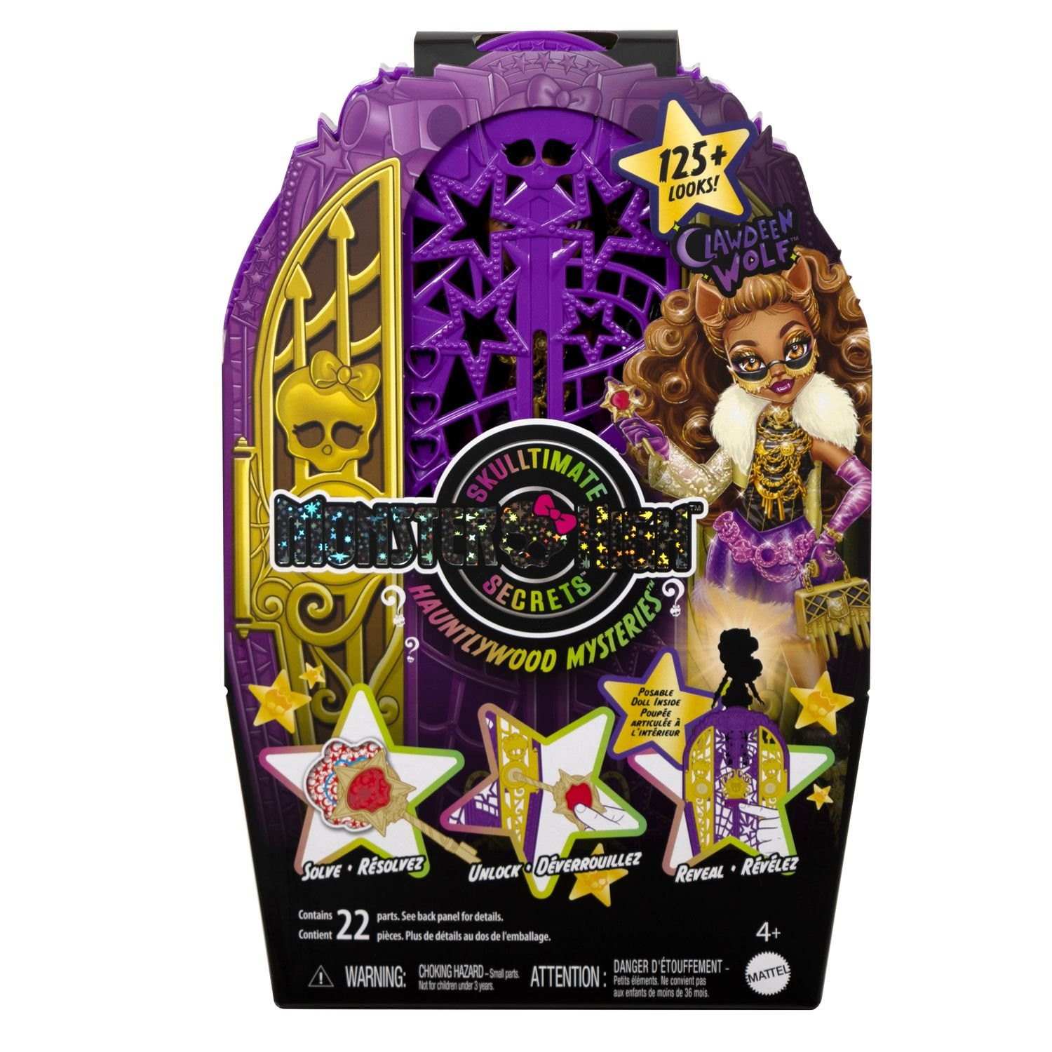 Poupée Monster High Clawdeen Wolf avec accessoires de mode