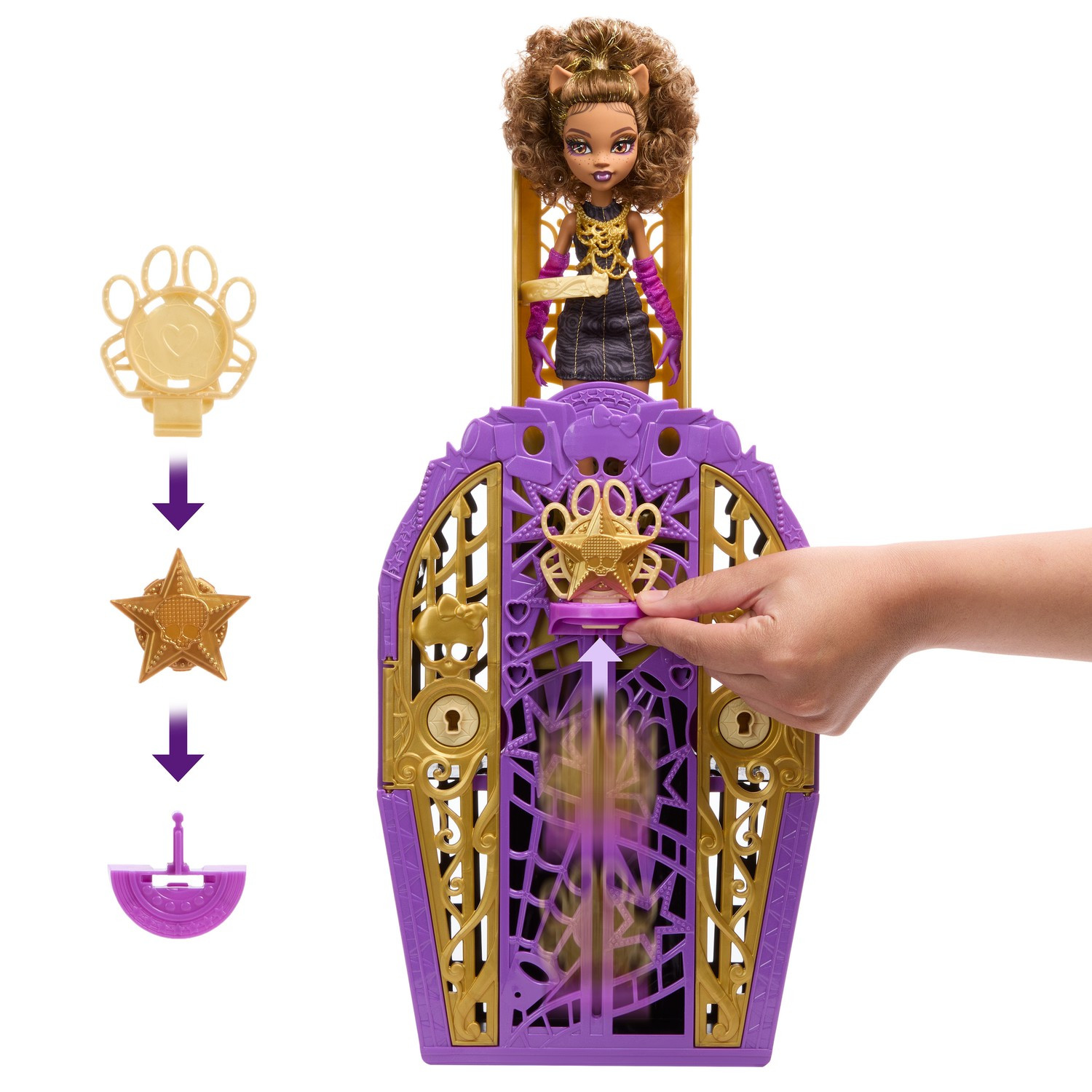 Poupée Monster High Clawdeen Wolf avec accessoires de mode
