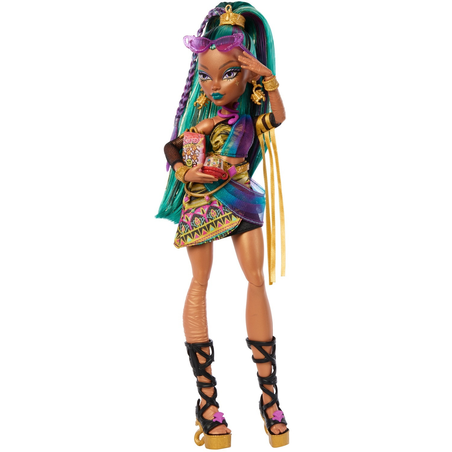 Boneca Nefera de Monster High com acessórios