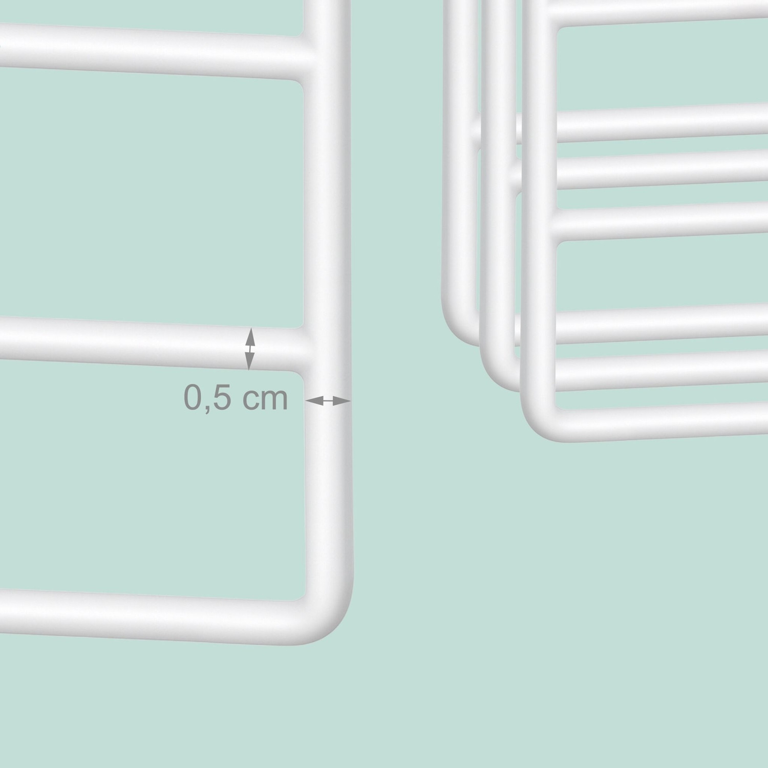 Multi Trouser Hangers, Non-Slip, Space-Saving, 5-Pack