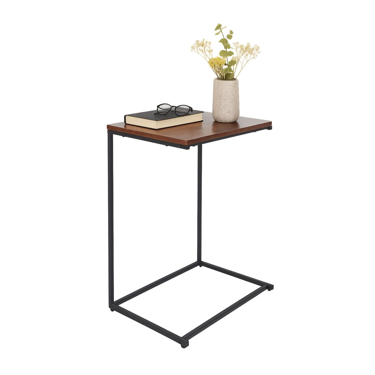 Table d'appoint en forme de C – Gain de place, design polyvalent