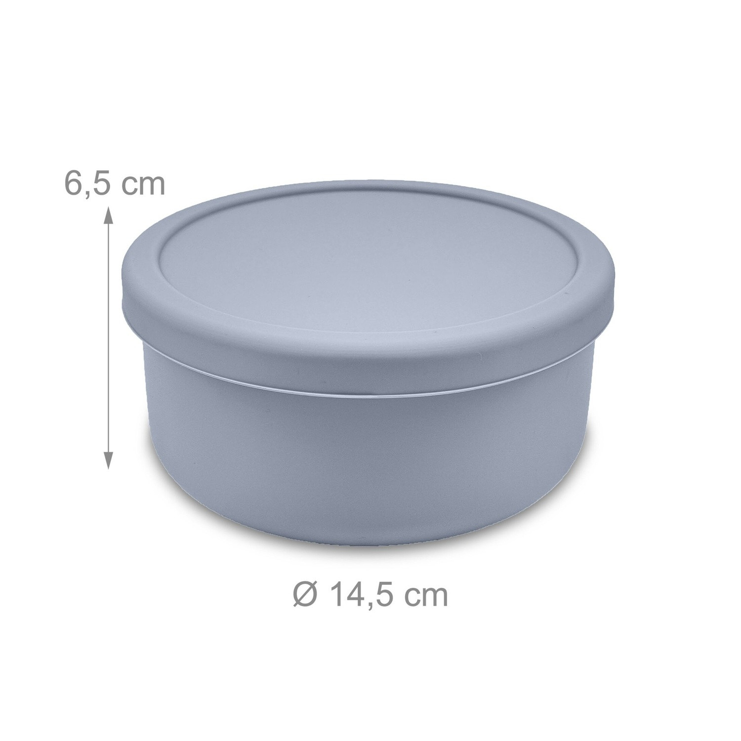 Pizzateig-Gärboxen mit Deckel, 4er-Pack
