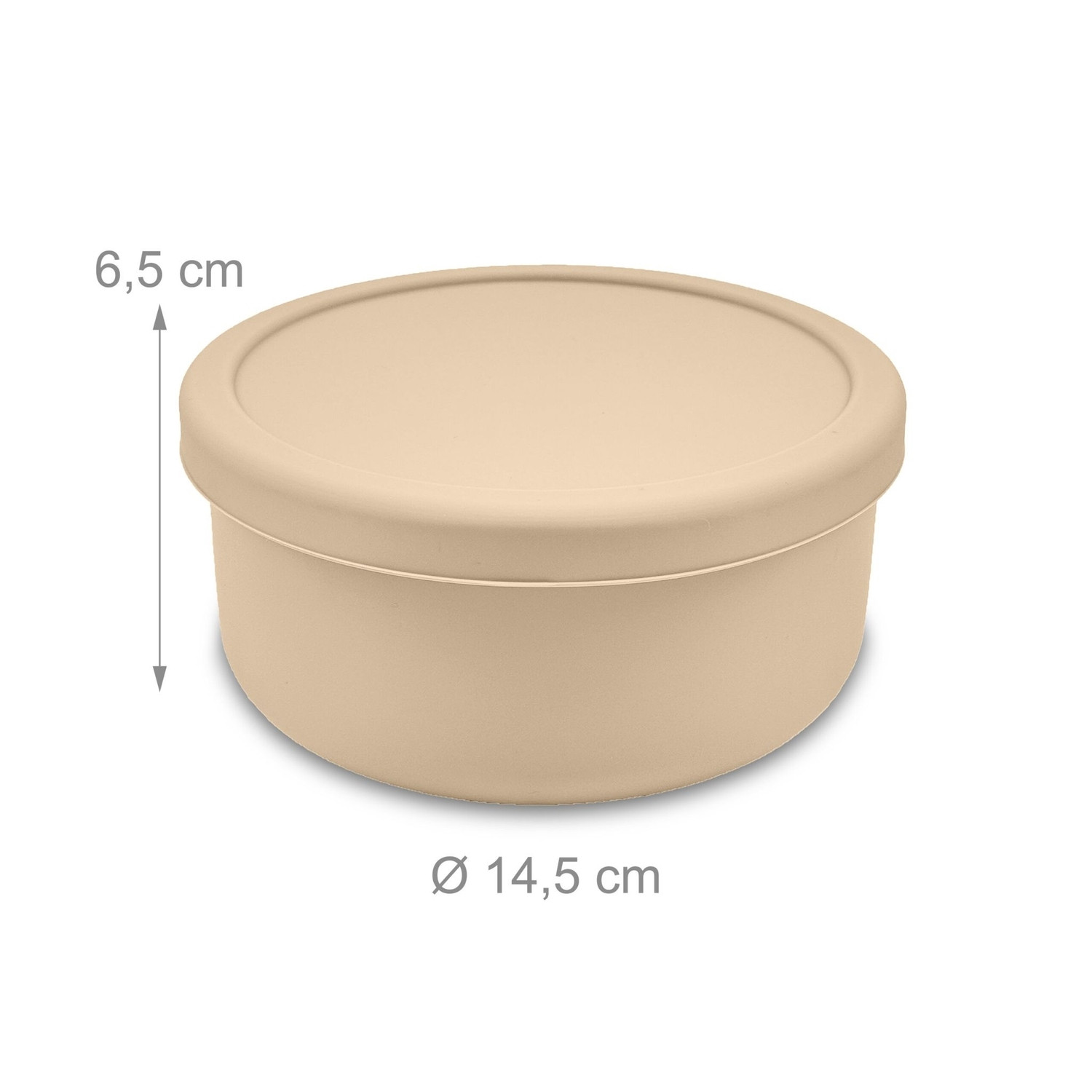 Pizzateig-Gärboxen mit Deckel, 4er-Pack