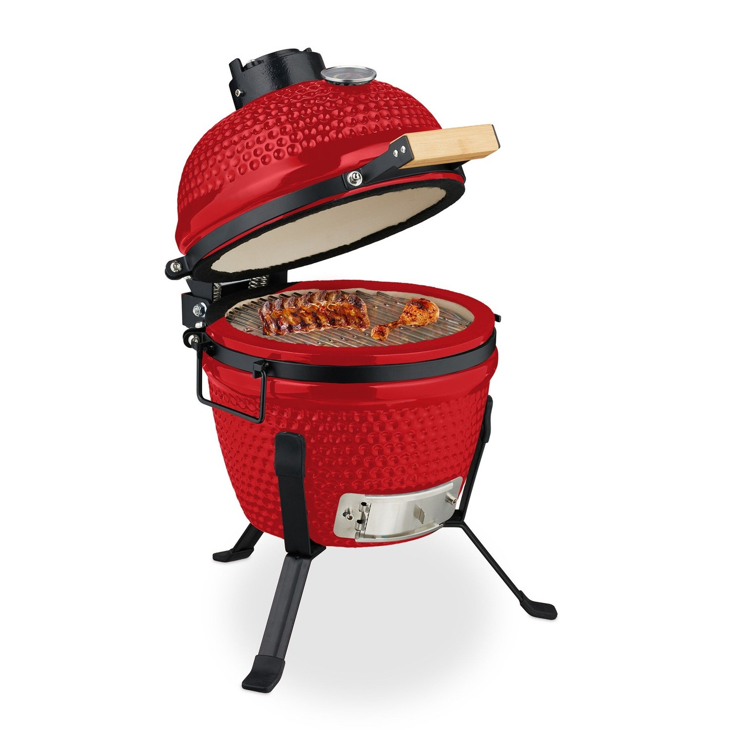 Ceramic Kamado Grill – Versatile for Grilling & Baking
