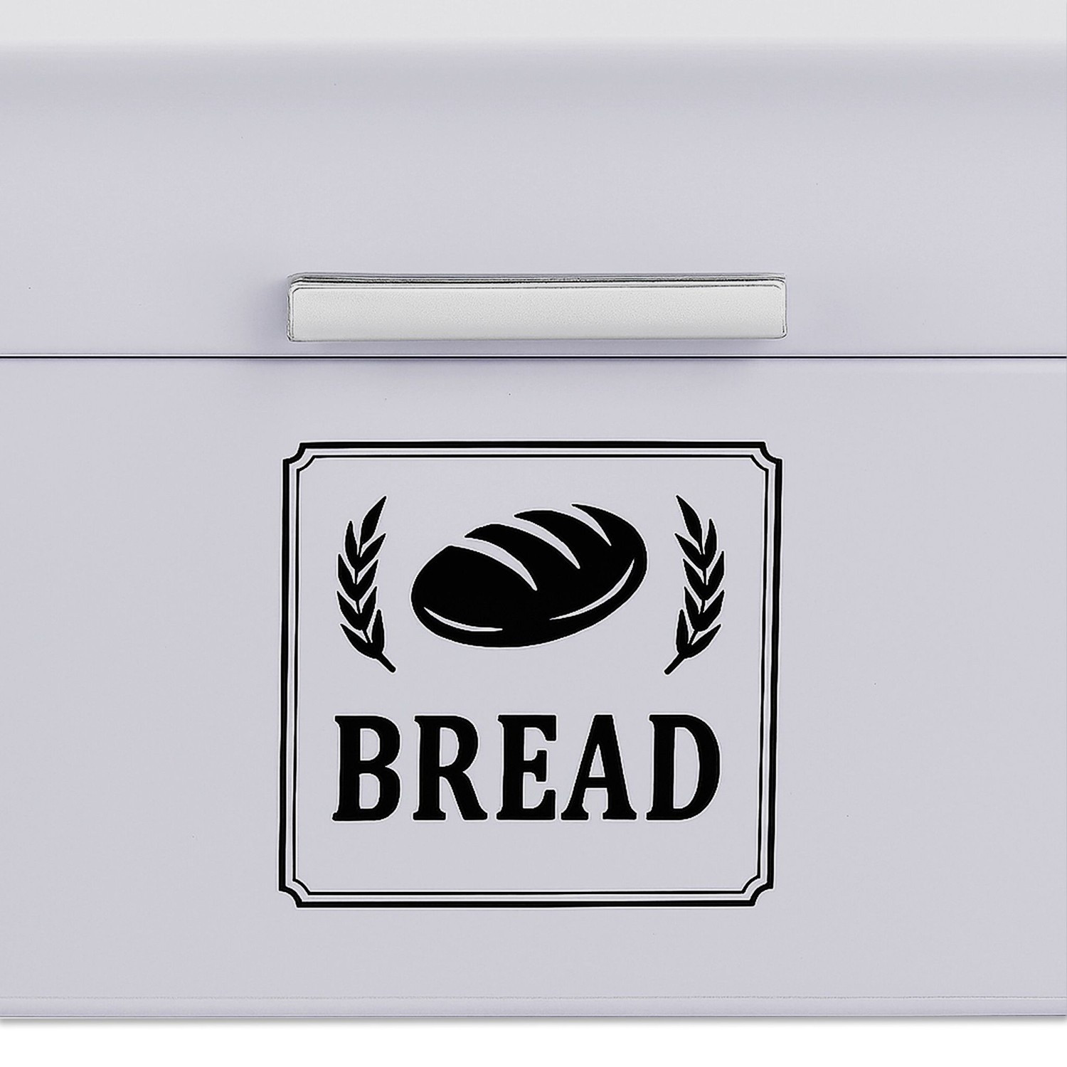 Retro Metal Bread Box with Lid – Compact Storage