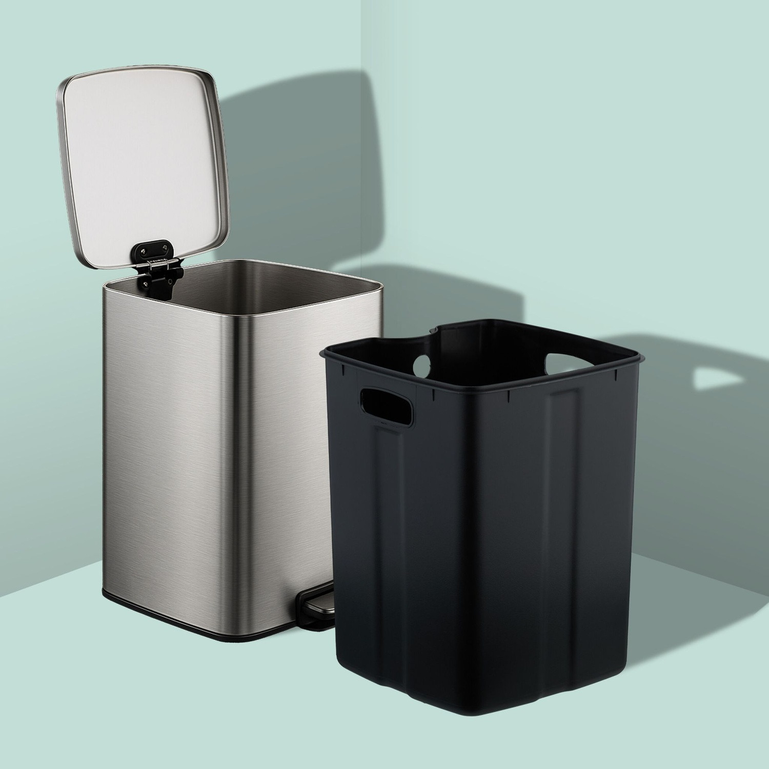 Kitchen Waste Bin 20L with Soft-Close Lid