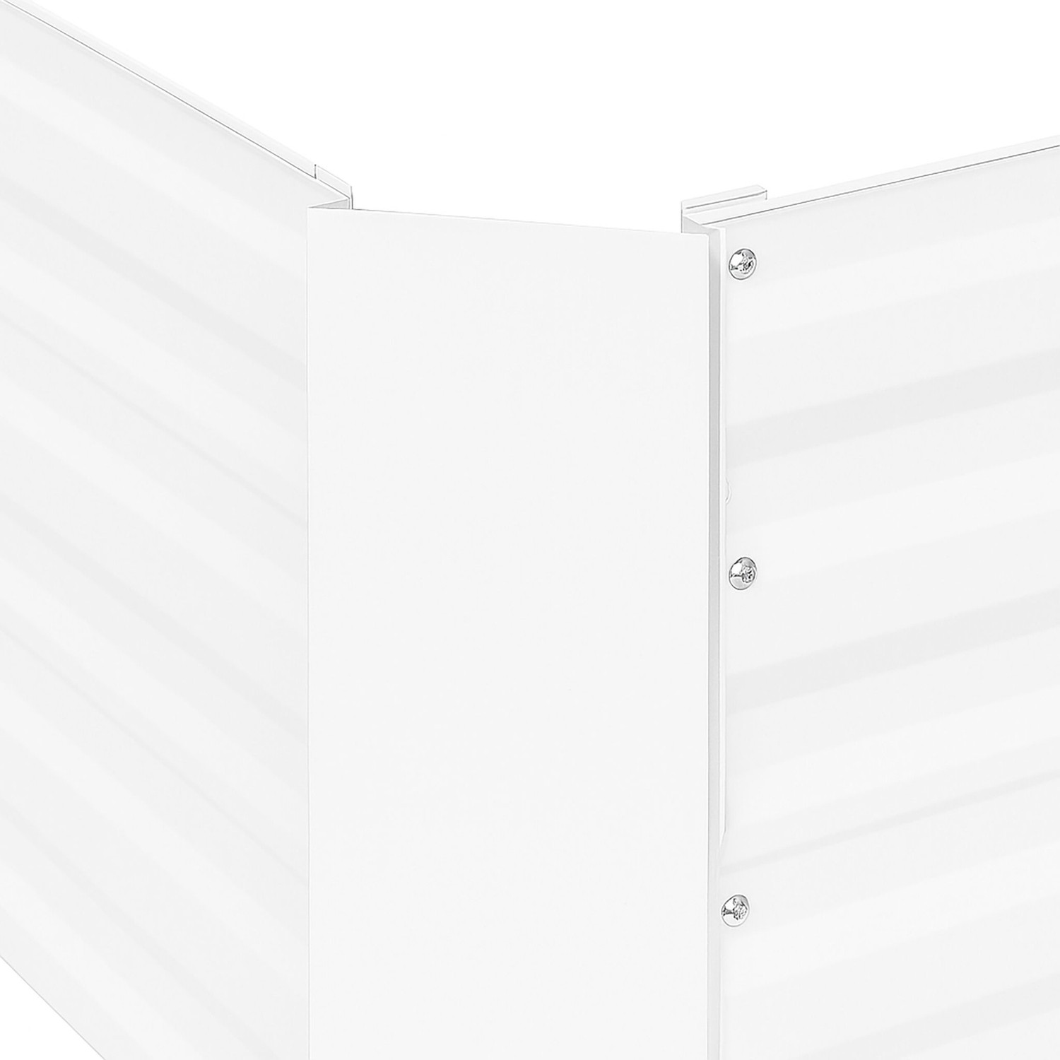 Maceta metálica elevada – Rectangular, sin fondo