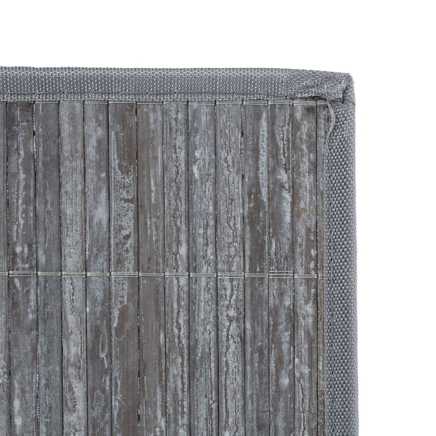 Bambus-Polyester-Tischsets 6er-Set mit Untersetzern