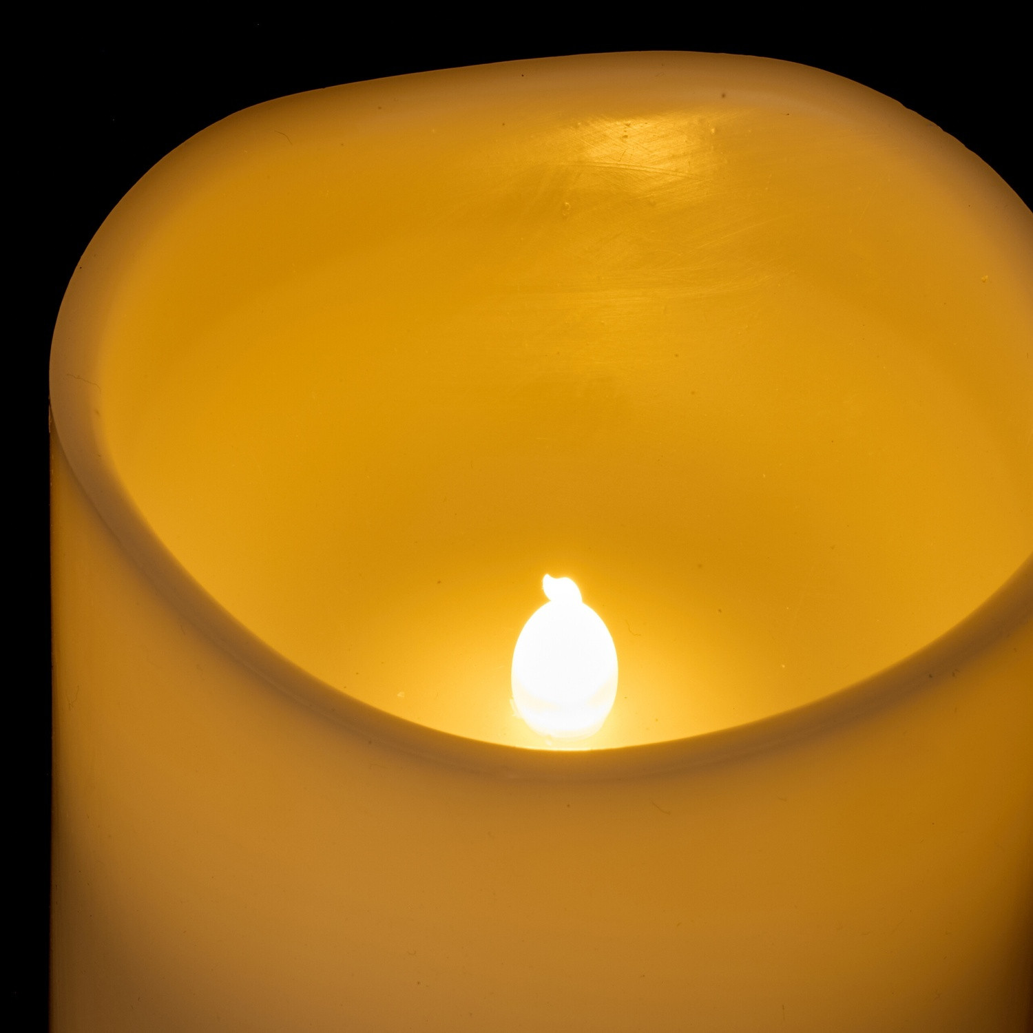 Candele a LED con timer e telecomando, set da 2