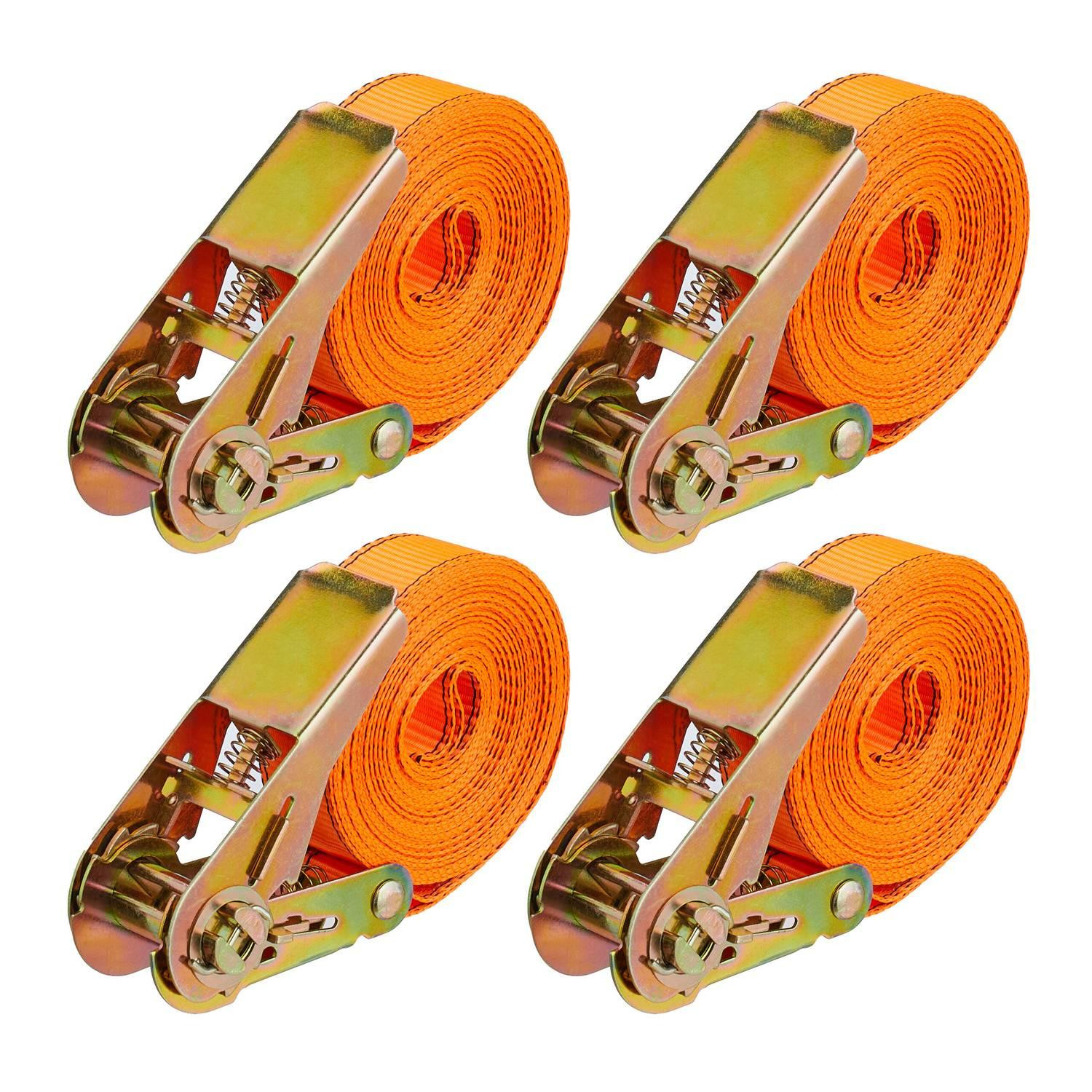 Spanbandenset, 4-pack, polyester, ladingzekering