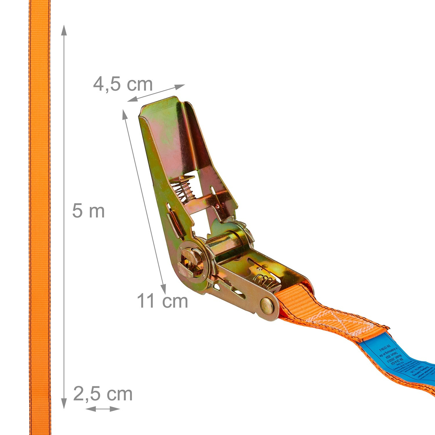 Set ratelriemen, 4-pack, scheurbestendig polyester