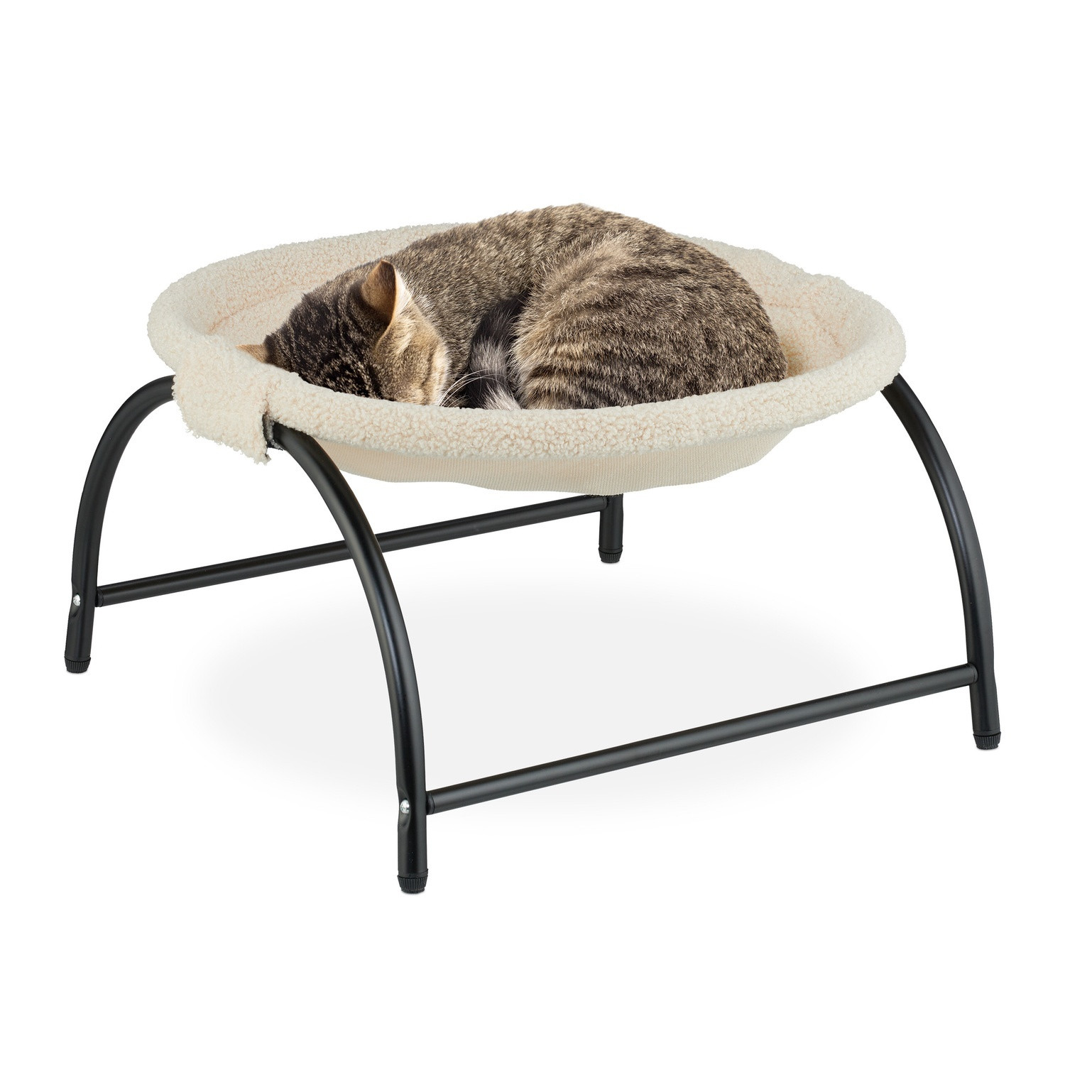 Plush Cat Hammock Bed – Elevated, Soft, Sturdy Frame