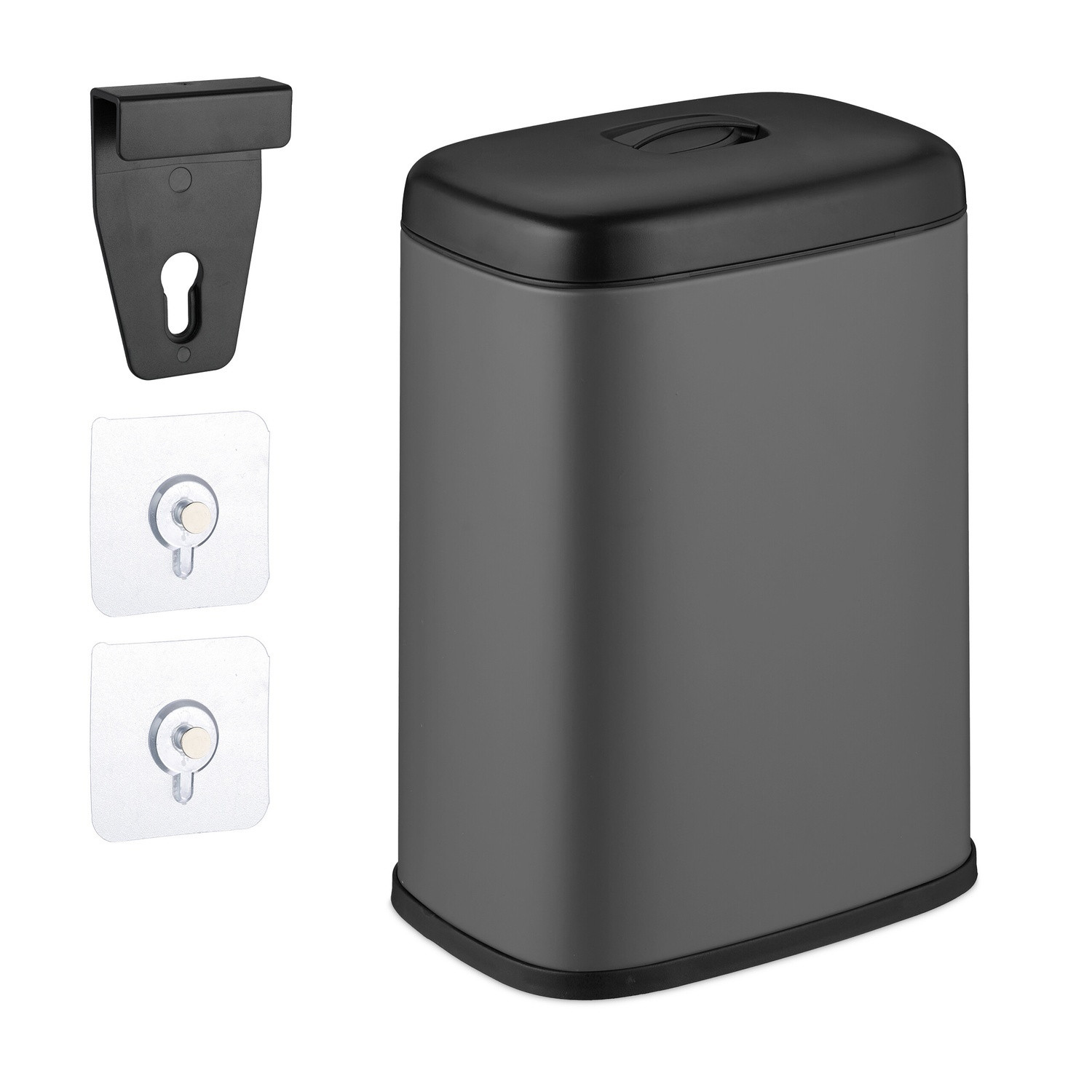 Wall-Mounted Waste Bin, 5L, Removable Lid