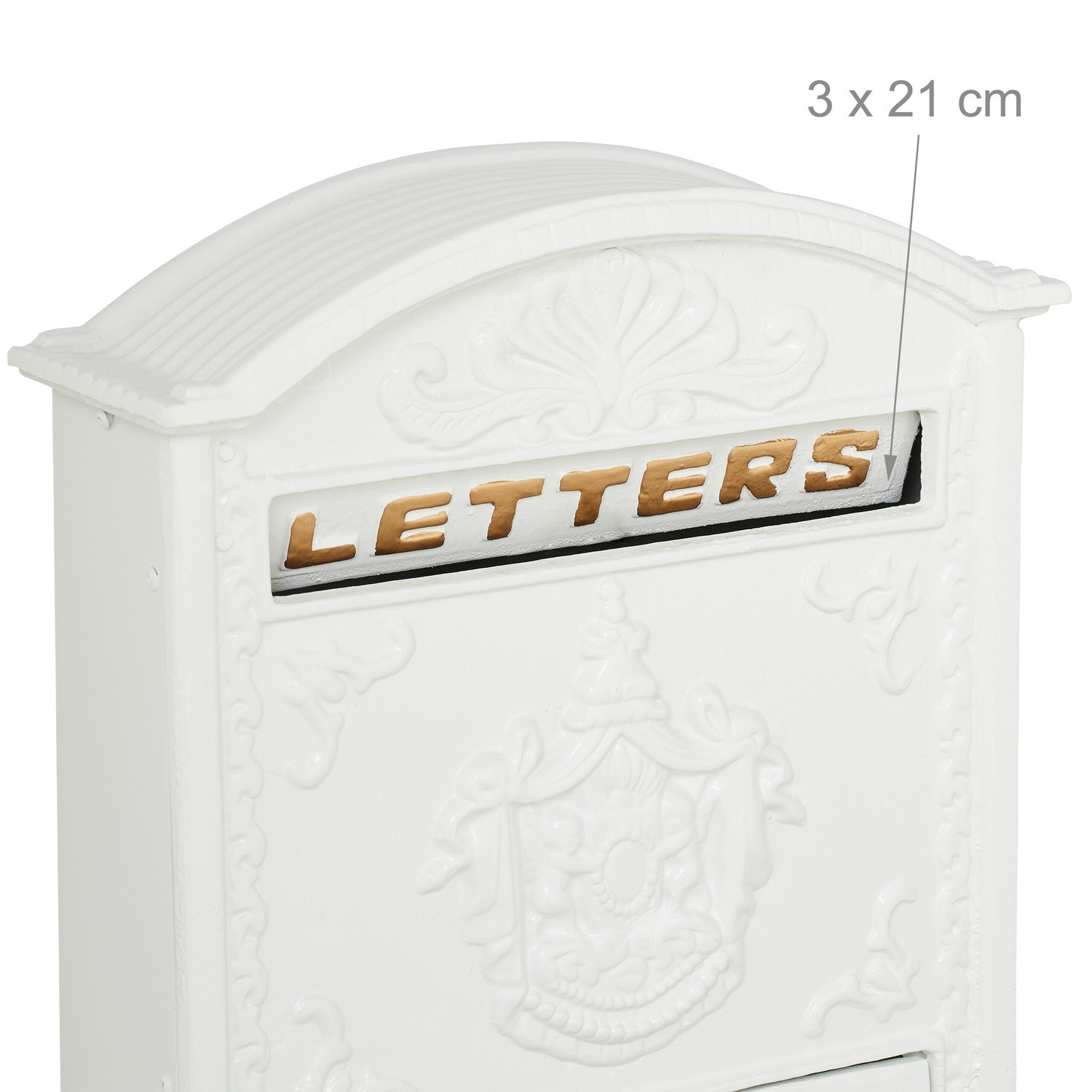 Vintage Letterbox with Lock – Nostalgic Post Box