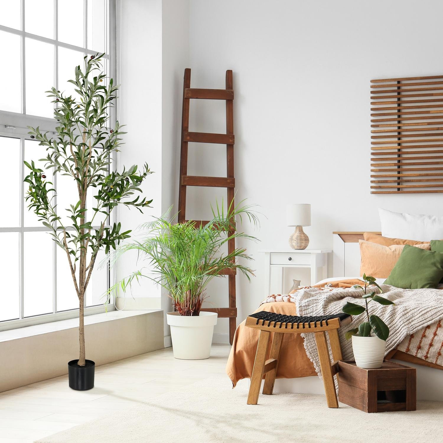 Artificial Olive Tree in Pot – Realistic Design, Low Maintenance
