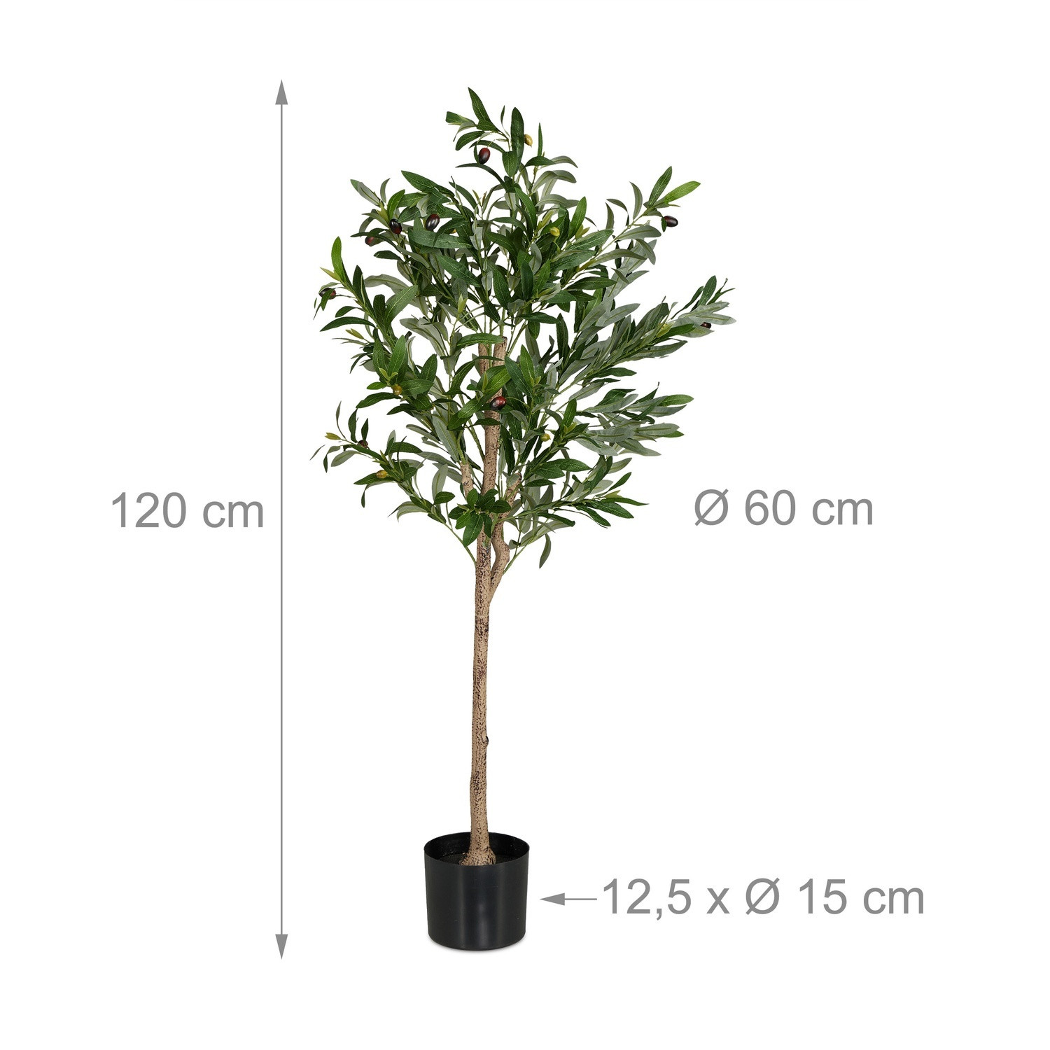 Artificial Olive Tree in Pot – Realistic Decor