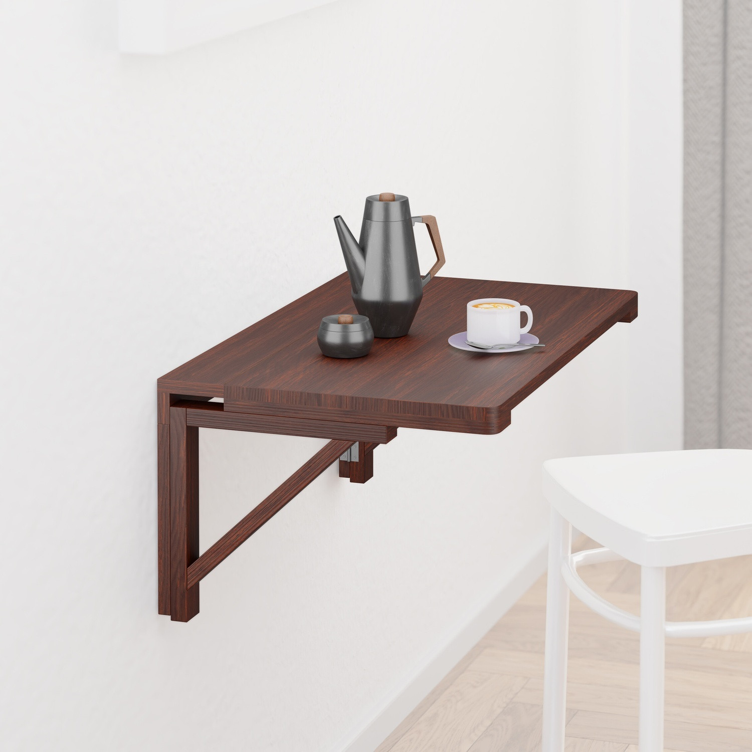 Table pliante murale pour petits espaces