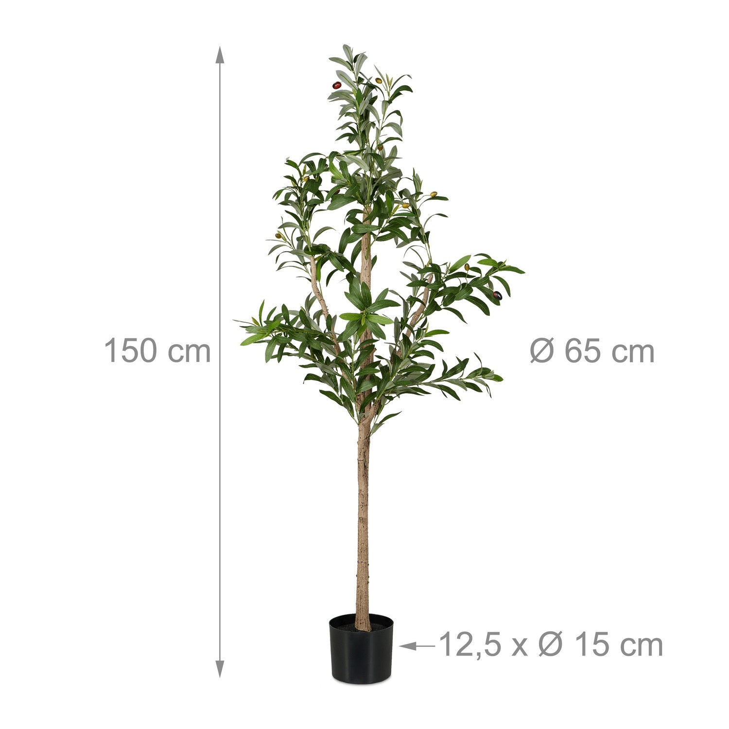Artificial Olive Tree in Pot – Realistic, Low-Maintenance