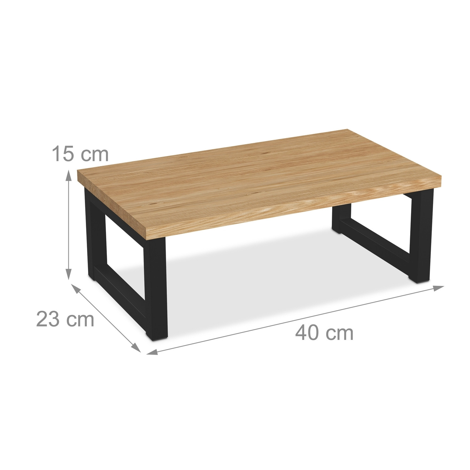 Monitorständer mit Ablage – Industriedesign